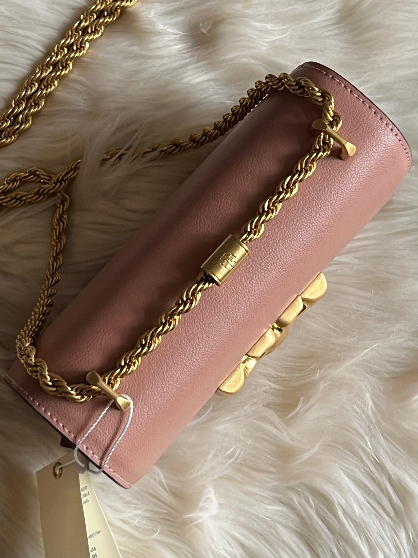 Tory Burch Eleanor Textured Small Convertible Shoulder Bag