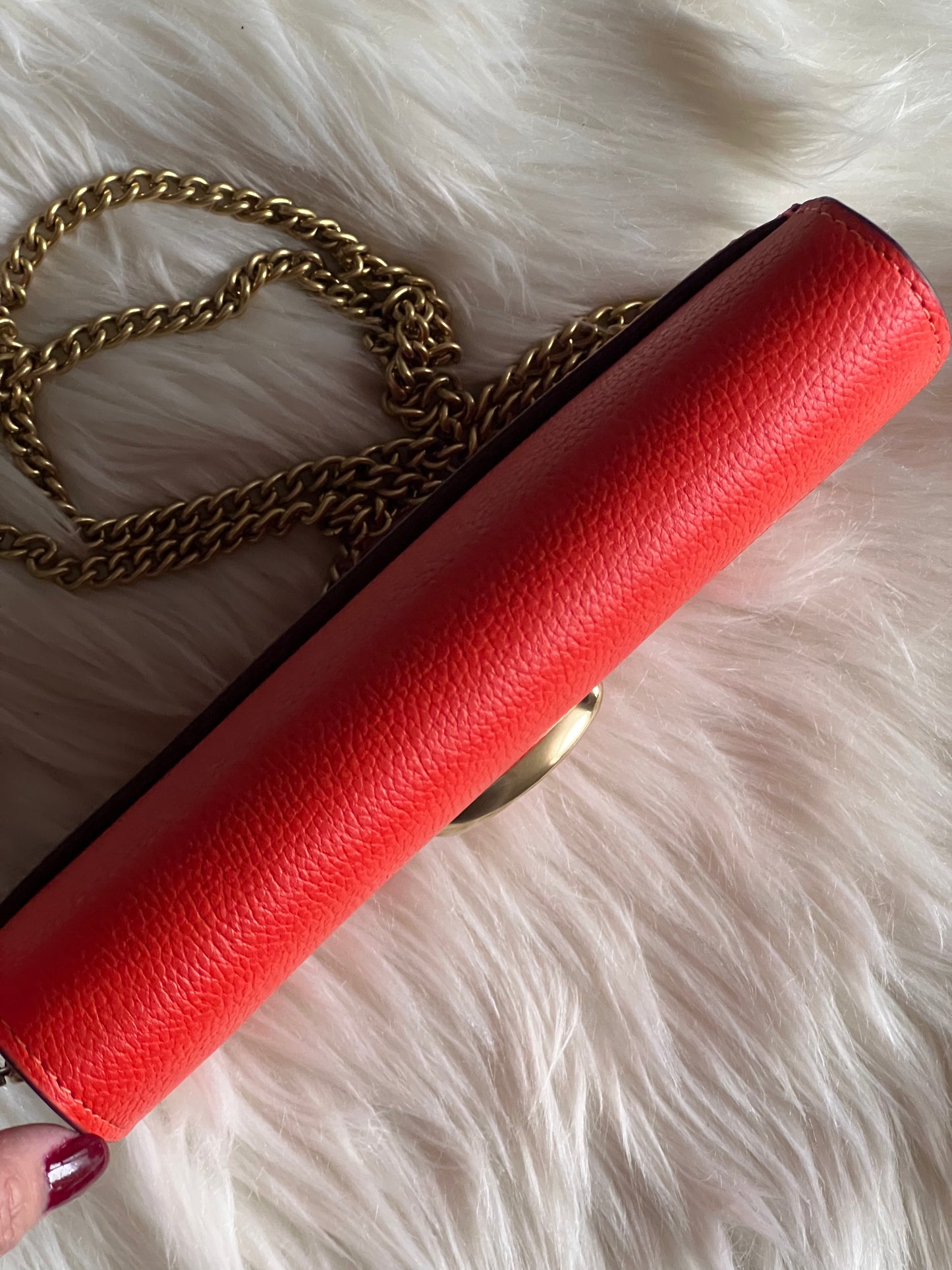 Coach Tabby Chain Clutch
