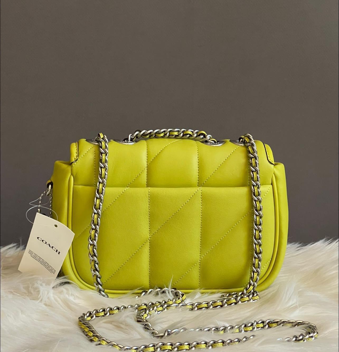 Coach Pillow Madison Shoulder Bag 18 with Quilting
