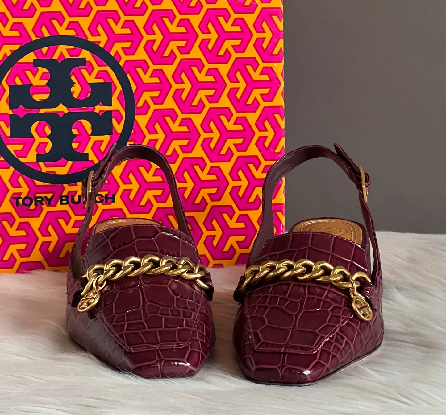 Tory Burch Mini Benton Charm Slingback Loafer