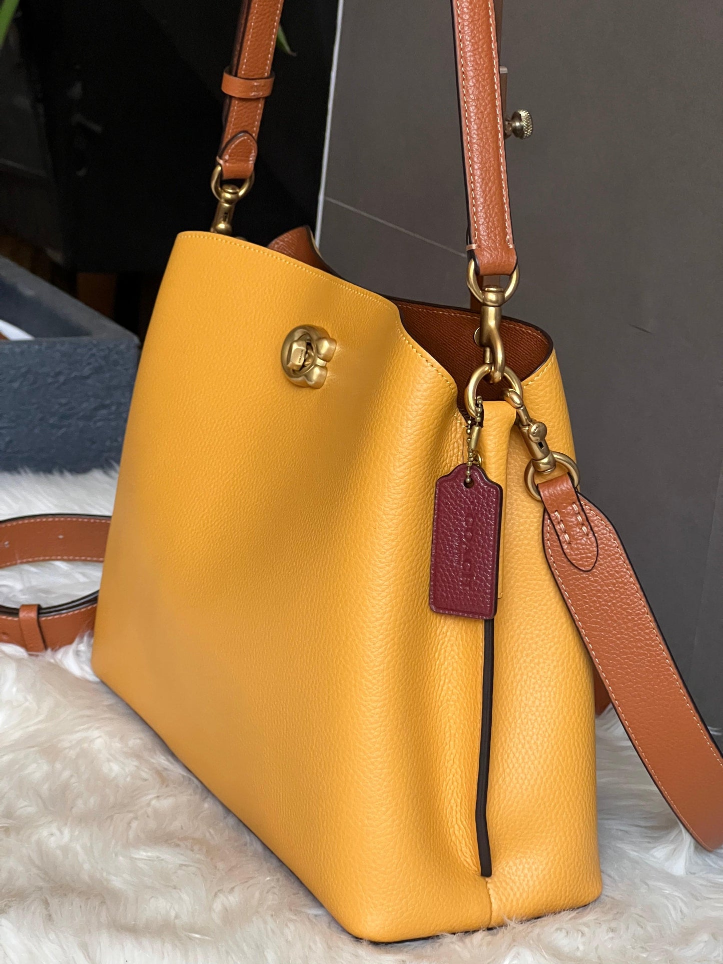 Coach Willow Shoulder Bag in Colorblock