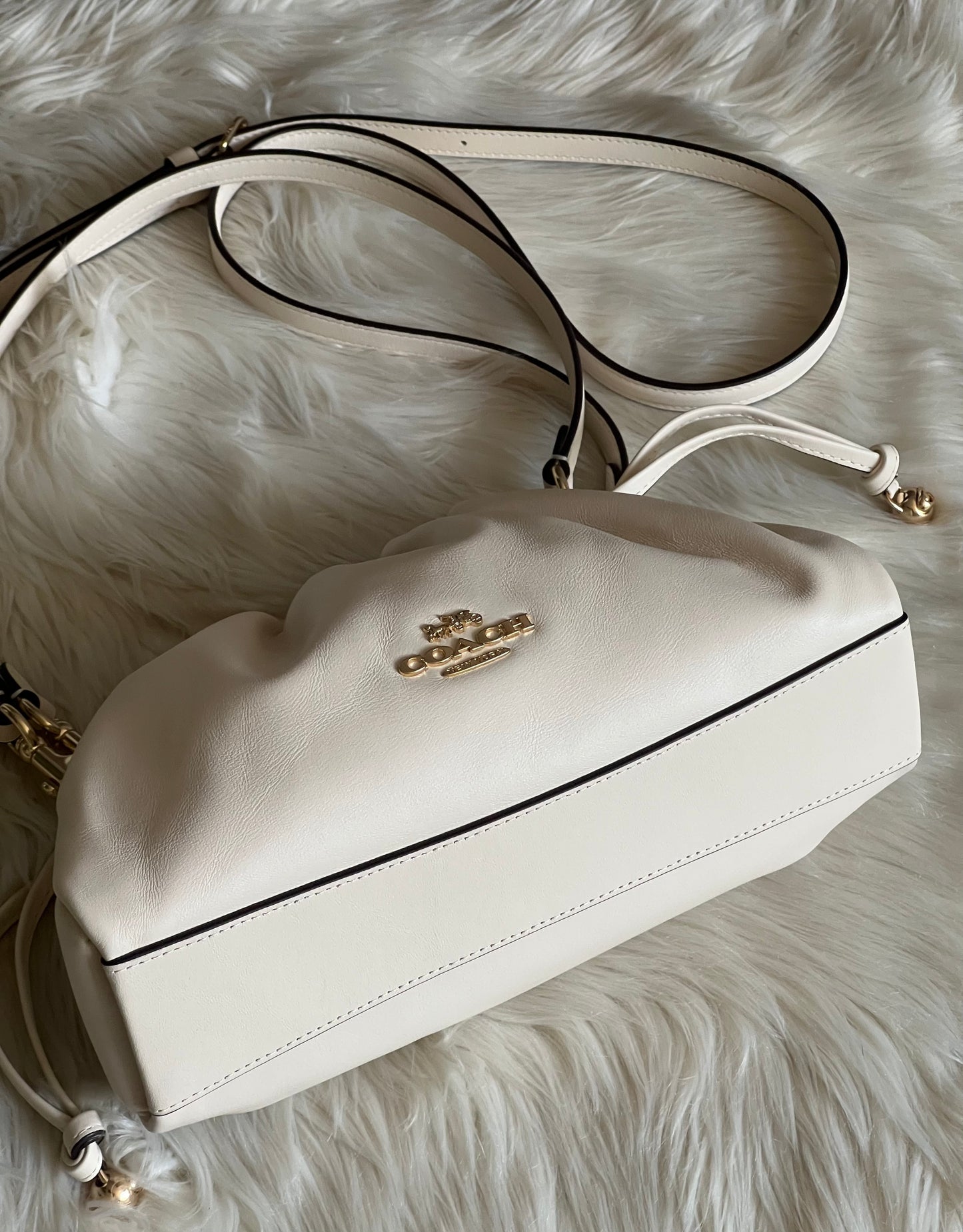 Coach Faye Shoulder Bag with Ruching