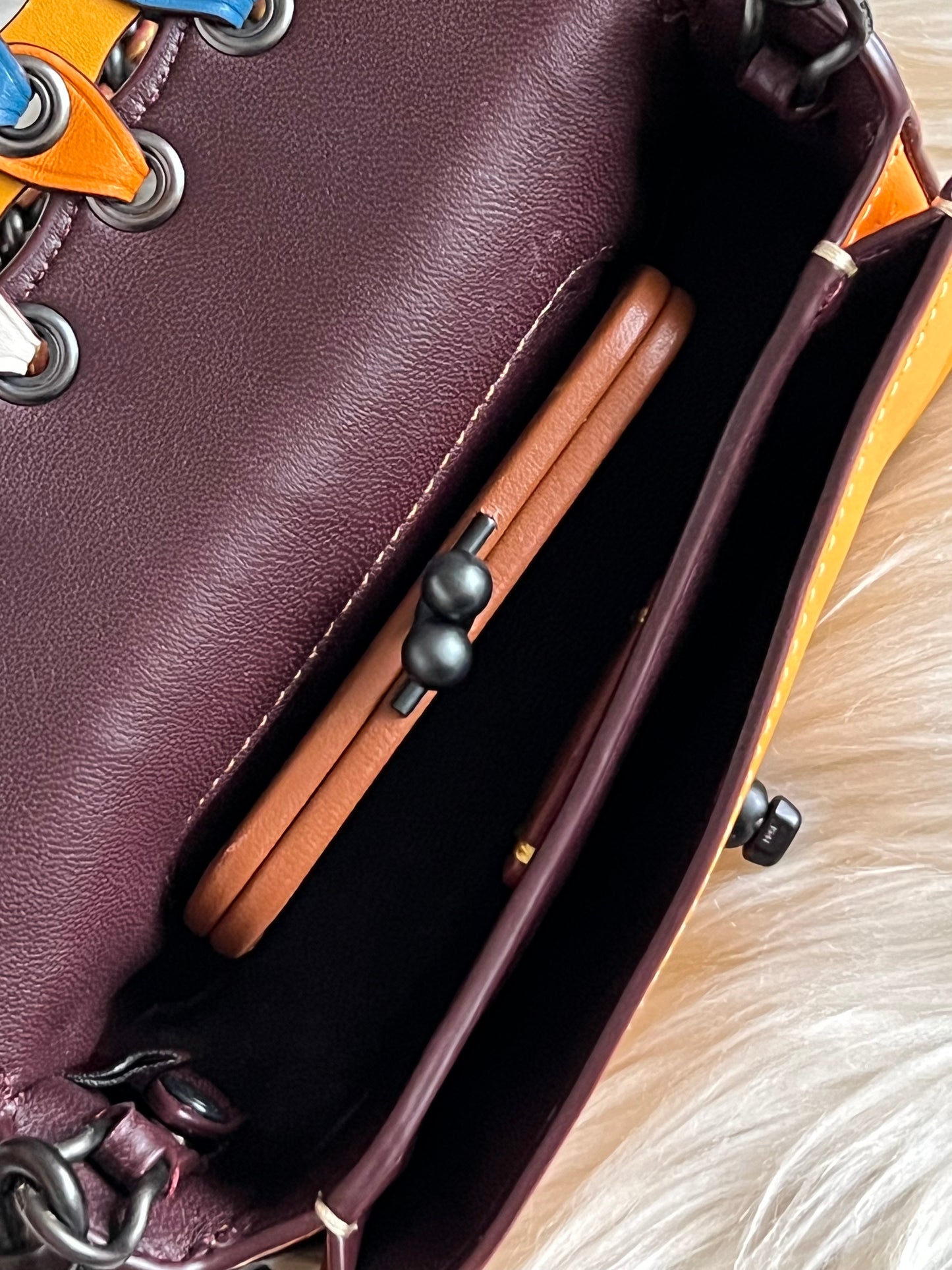 Coach Link Dinkier With Colorblock Crossbody