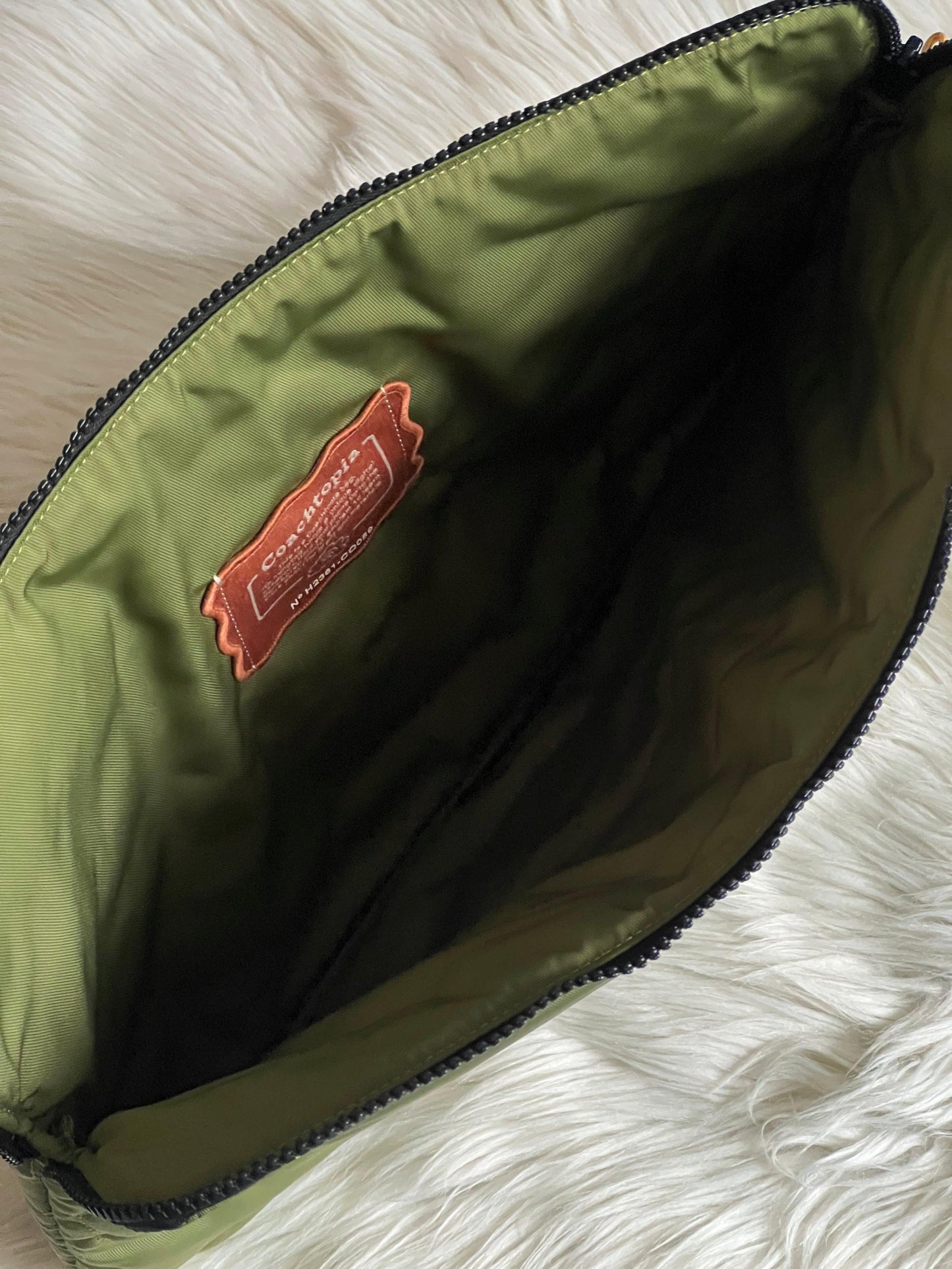 Coach Coachtopia Loop Quilted Cloud Laptop Sleeve