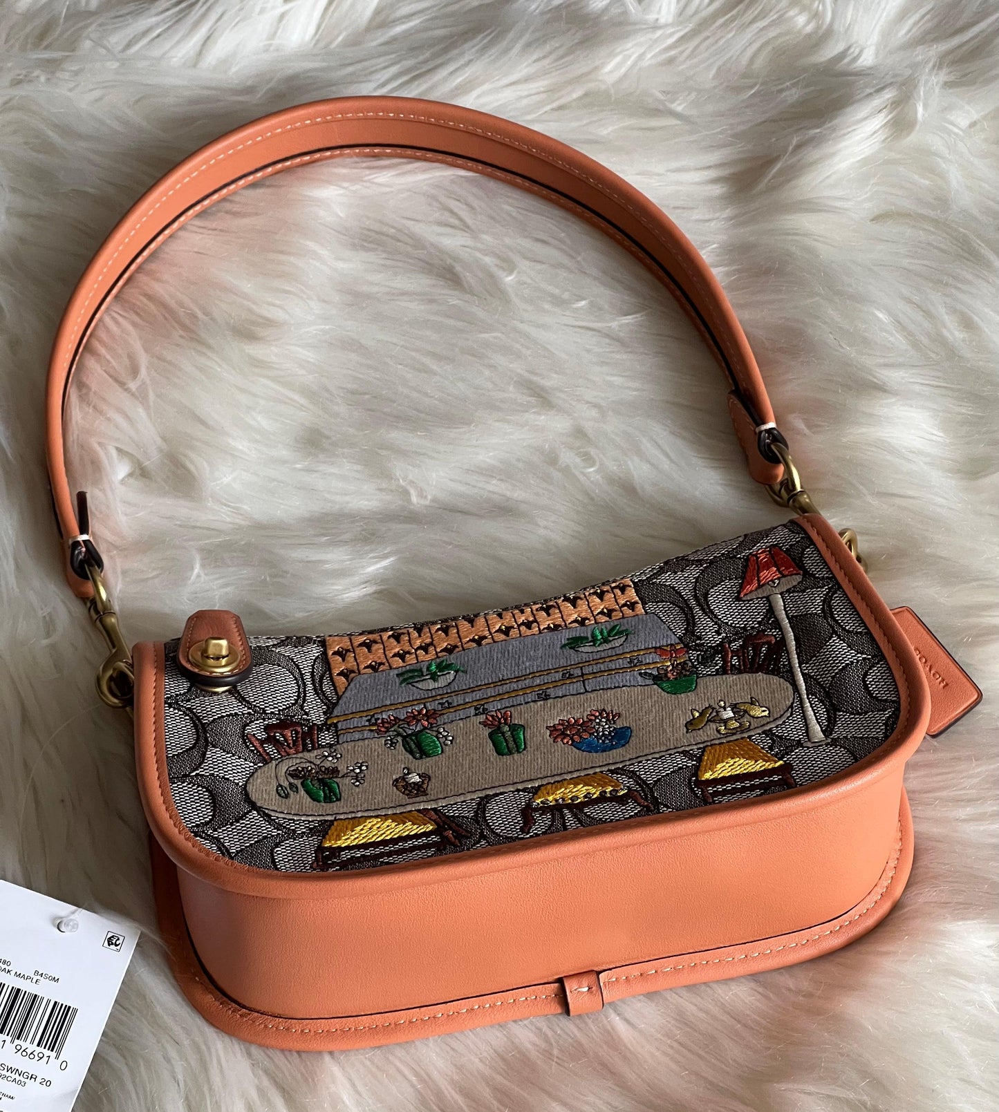 Coach X Observed By Us Swinger 20 in Signature Jacquard