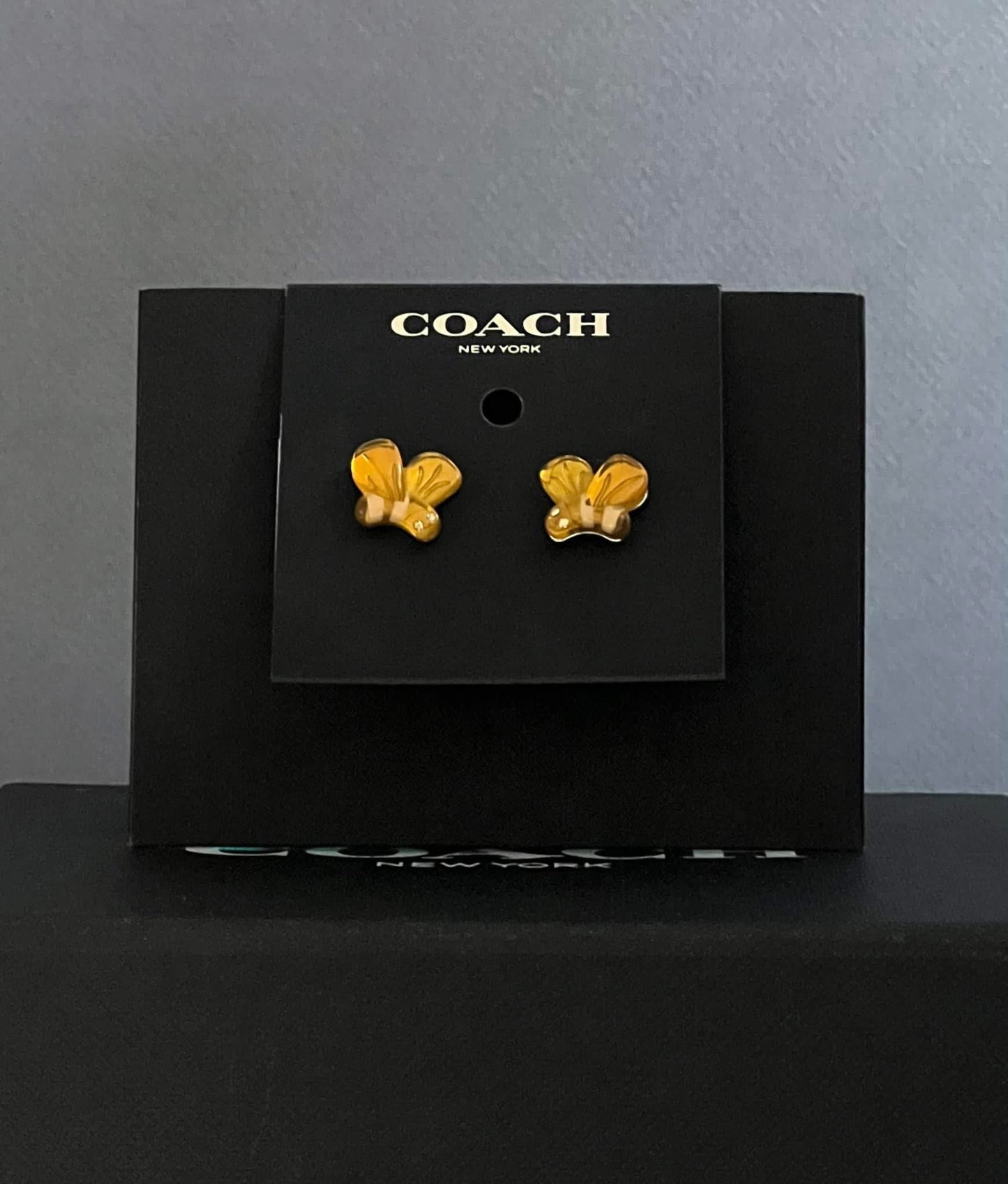 Coach Bumble Bee Stud Earrings
