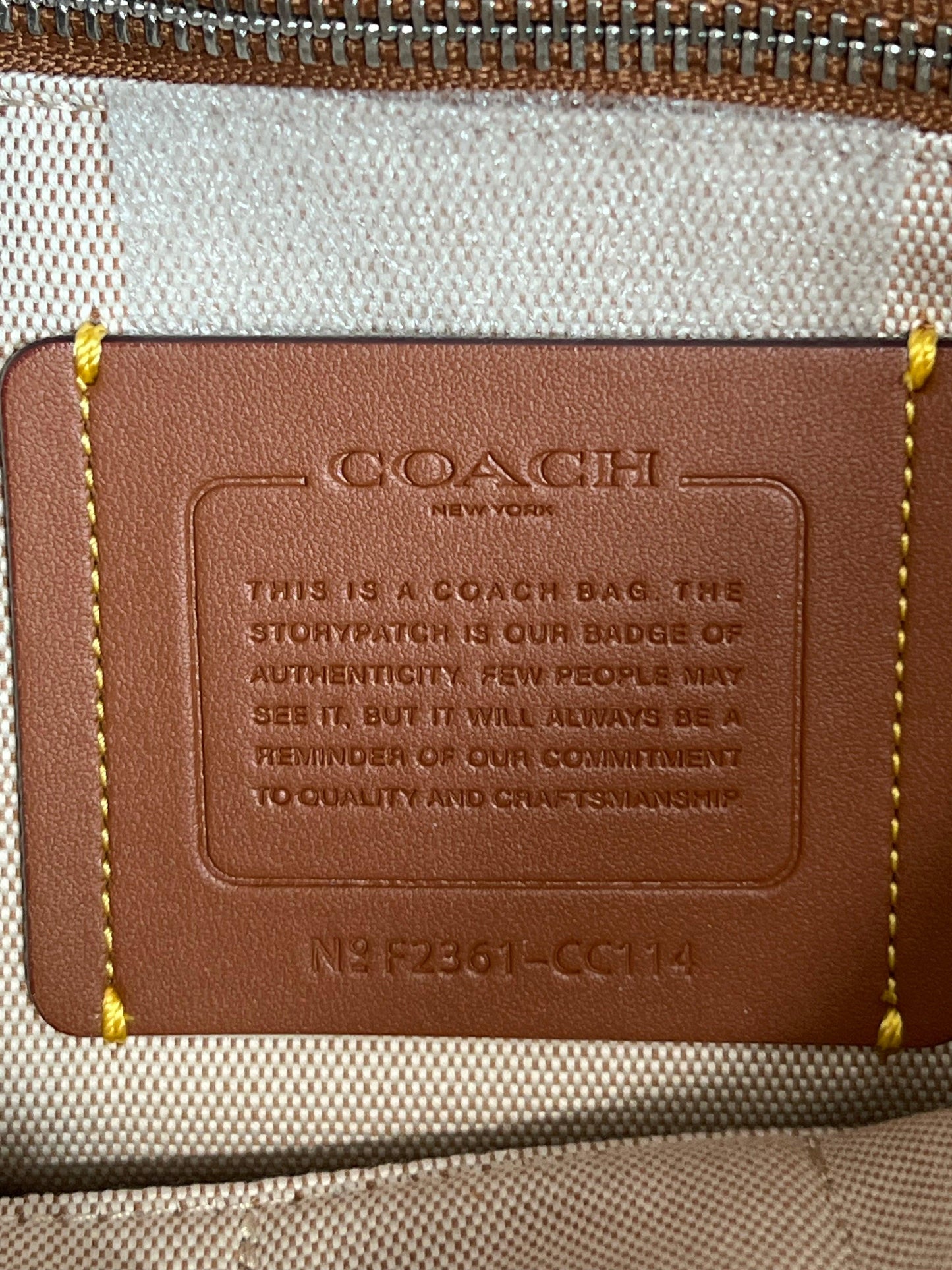 Coach Rogue Brief in Signature Textile Jacquard