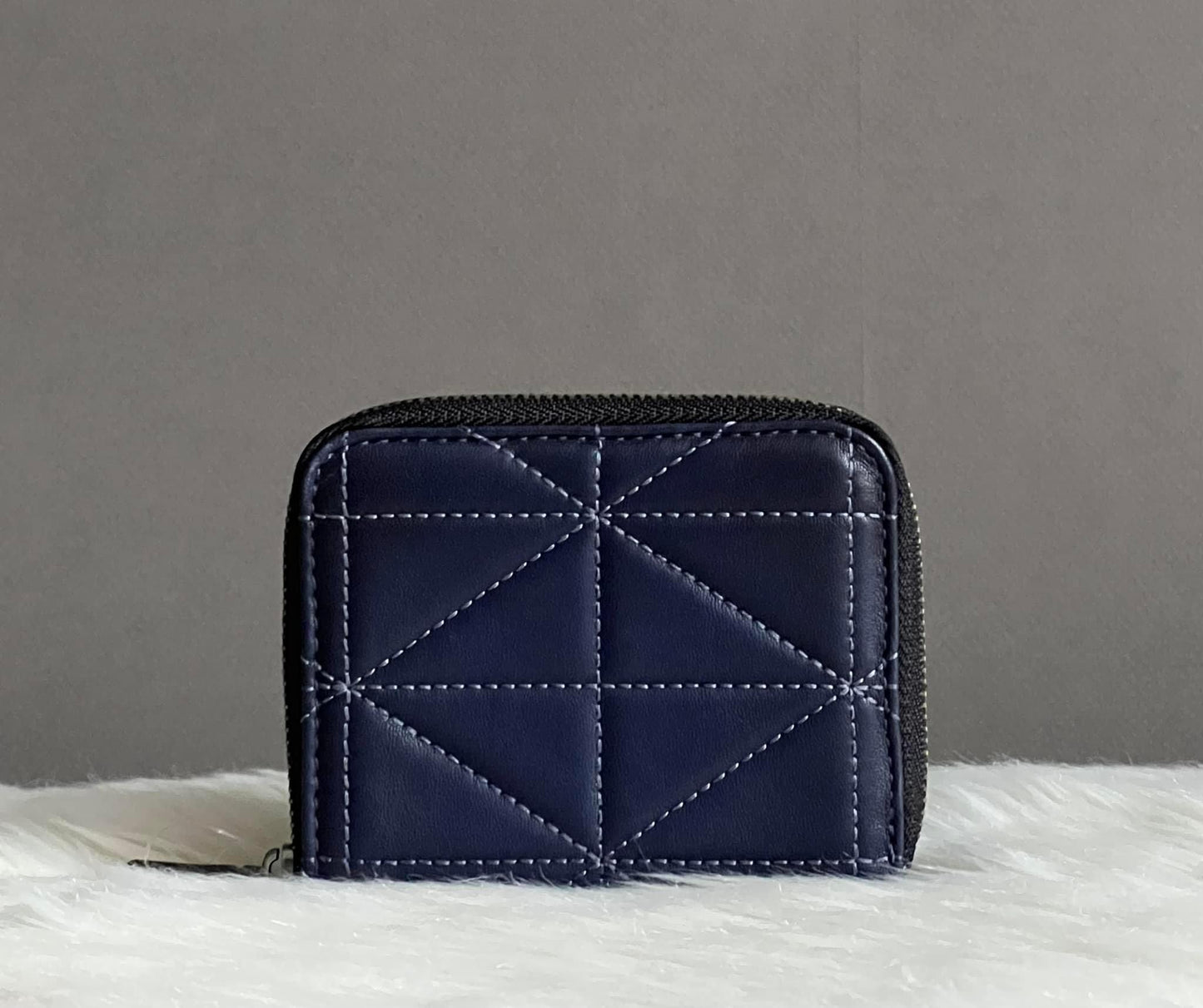 Coach Small Zip Around Wallet With Quilting
