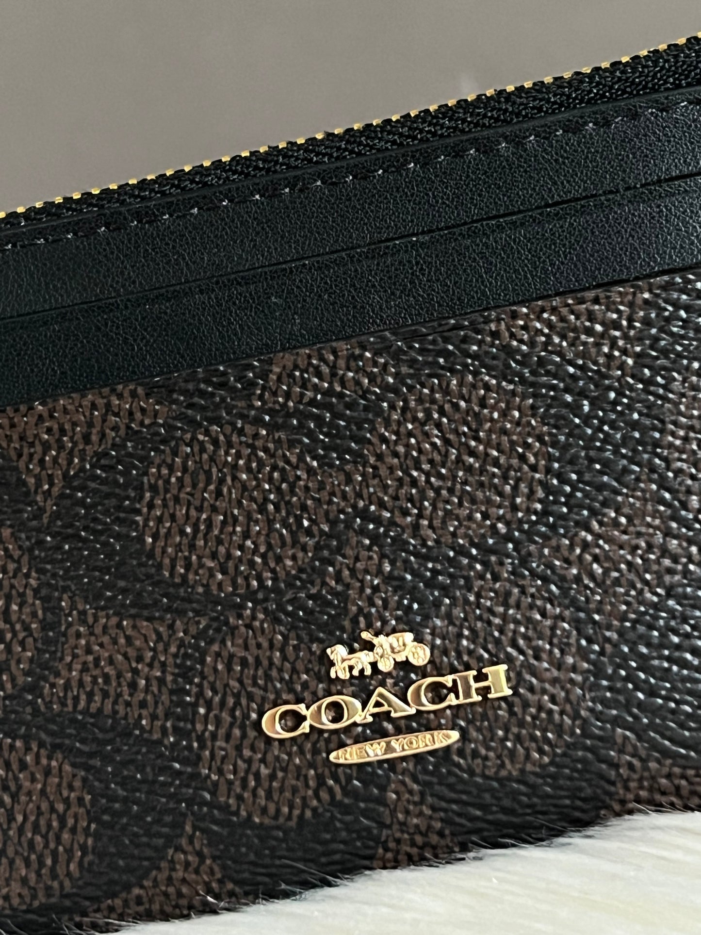 Mini Skinny Id Case In Signature Canvas