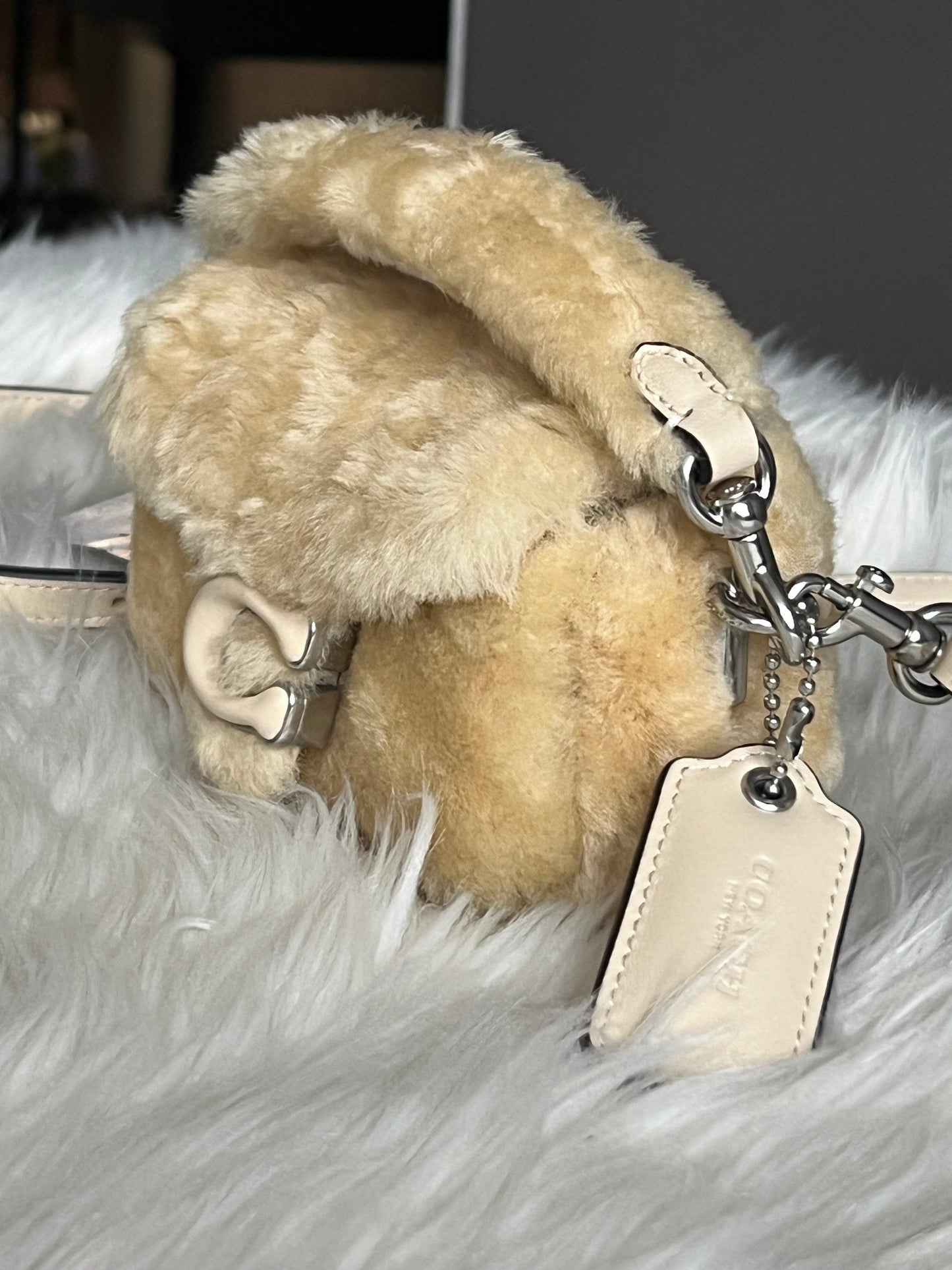 Coach Tabby 12 in Shearling