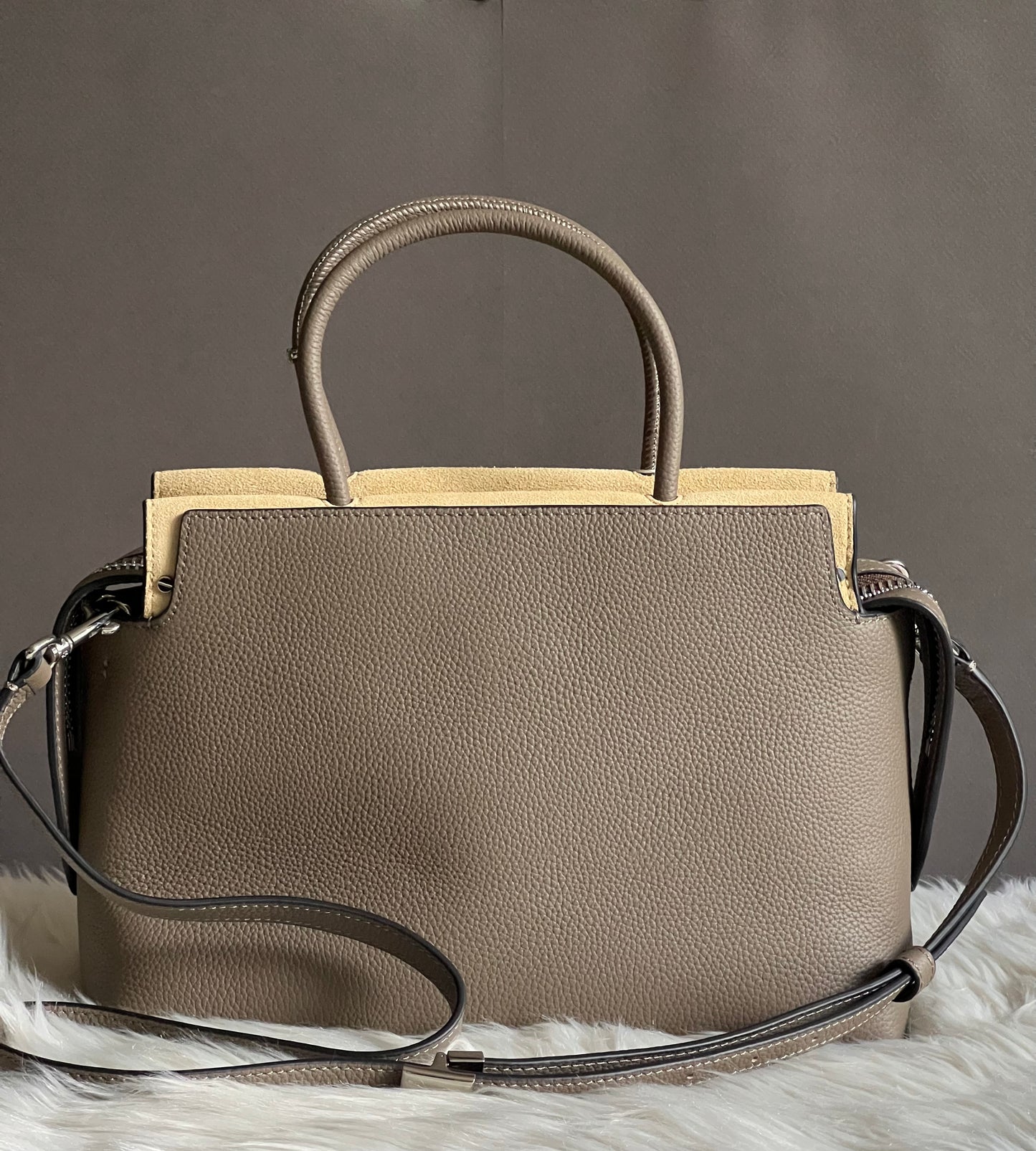 Tory Burch Mercer Pebbled Satchel