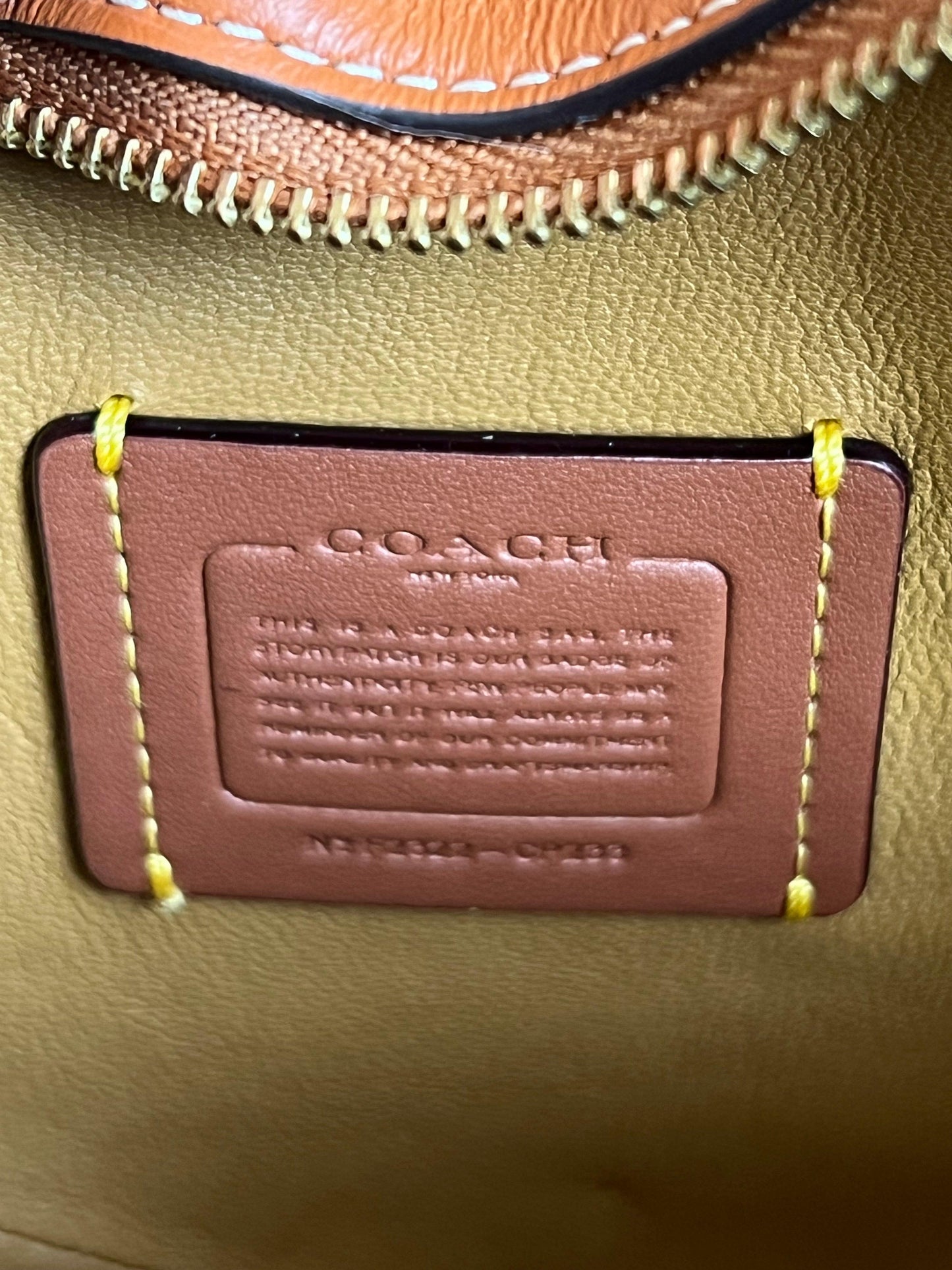Coach Heart Bag in Regenerative Leather