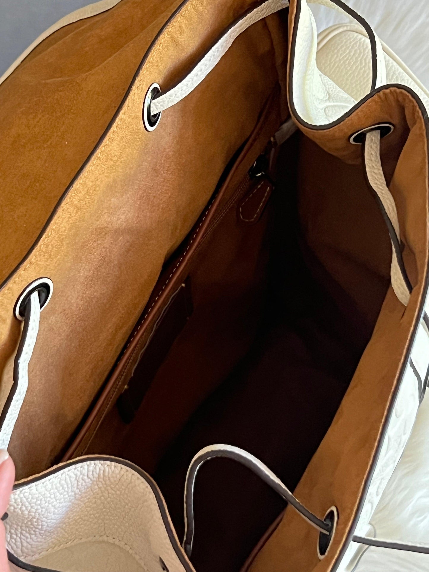 Coach Hitch Backpack in Signature Leather