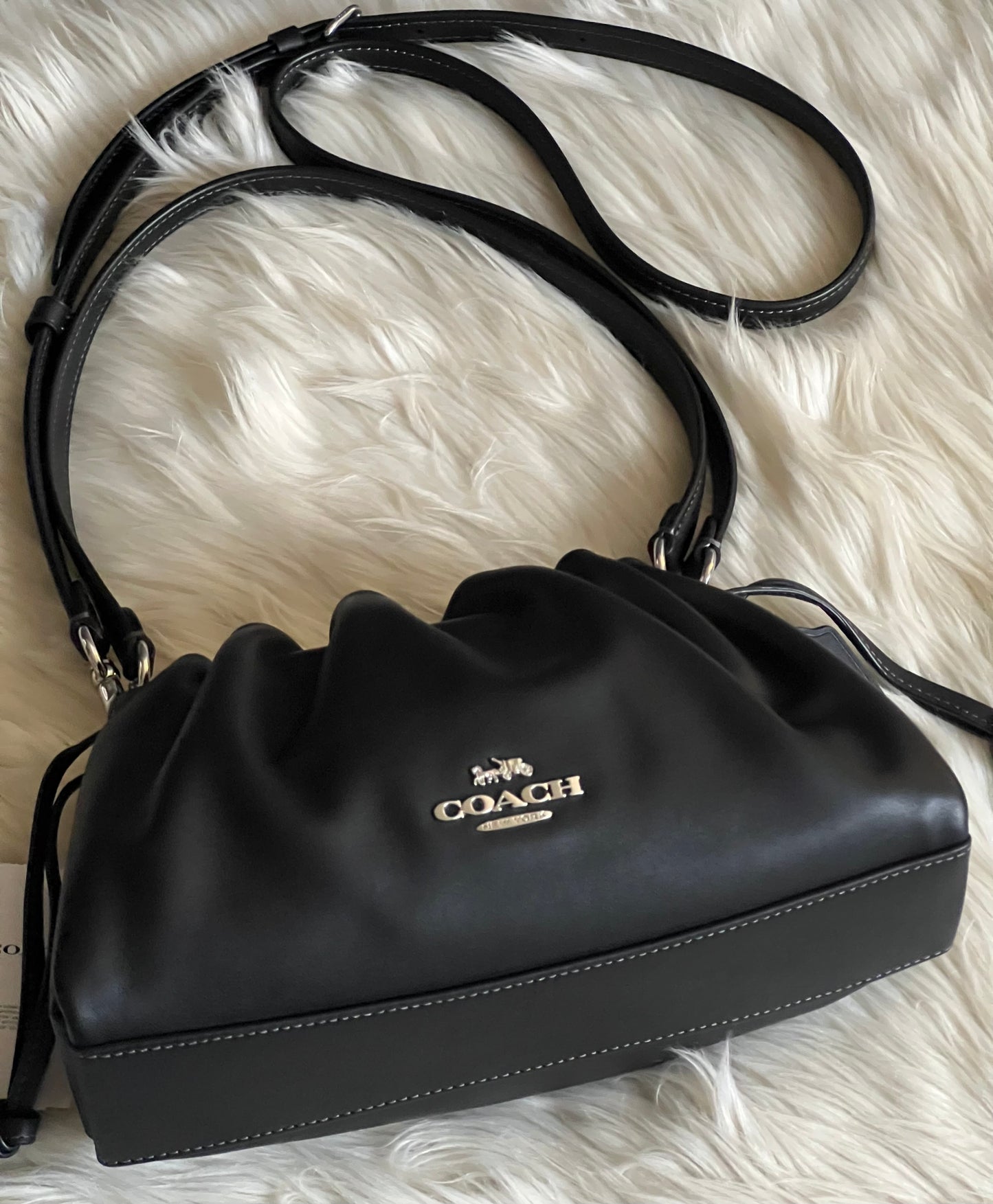 Coach Faye Shoulder Bag with Ruching
