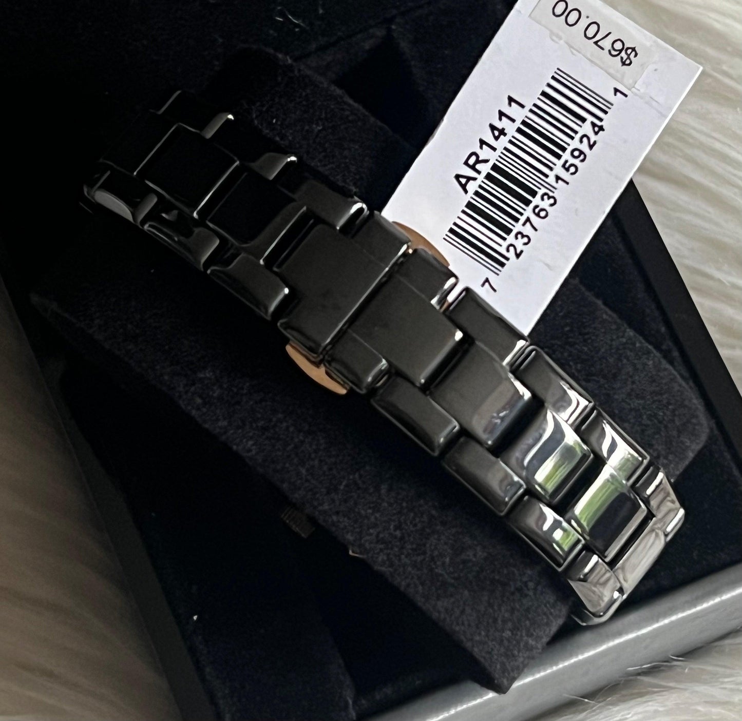 Emporio Armani Women’s Ceramica Chronograph Watch