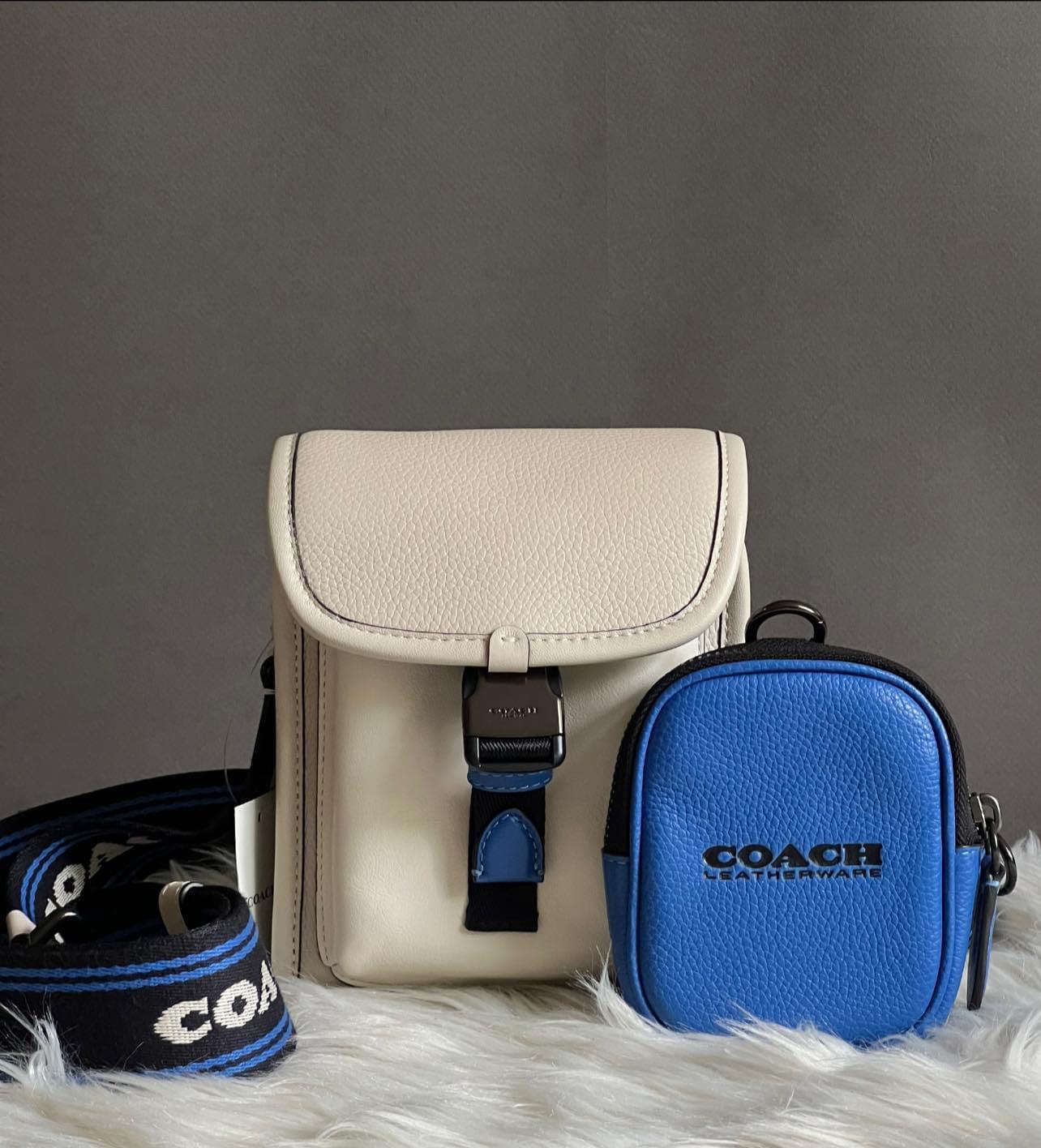 Coach Charter North/South Crossbody With Hybrid Pouch In Colorblock