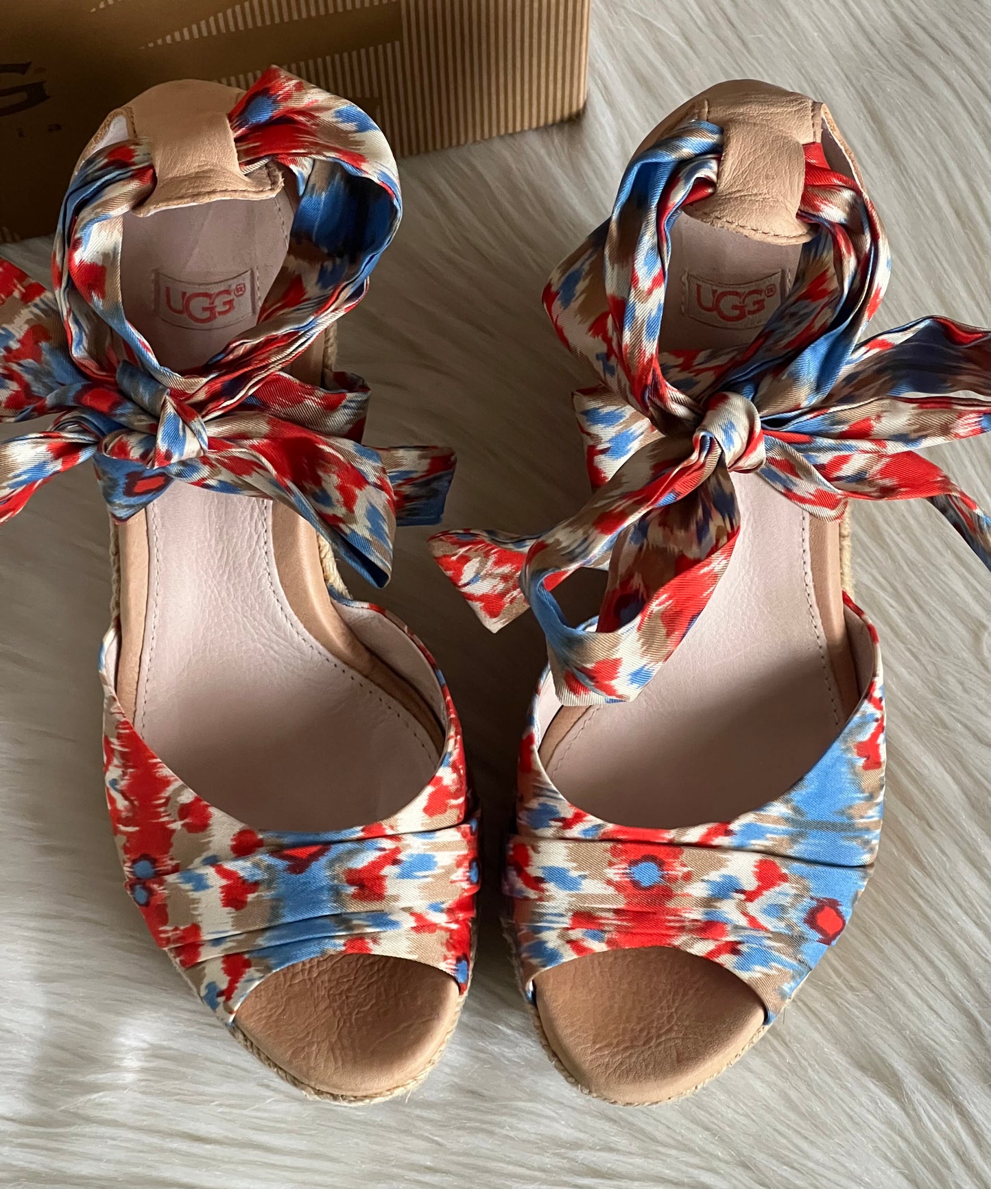 UGG Lucianna Platform Wedge Sandals