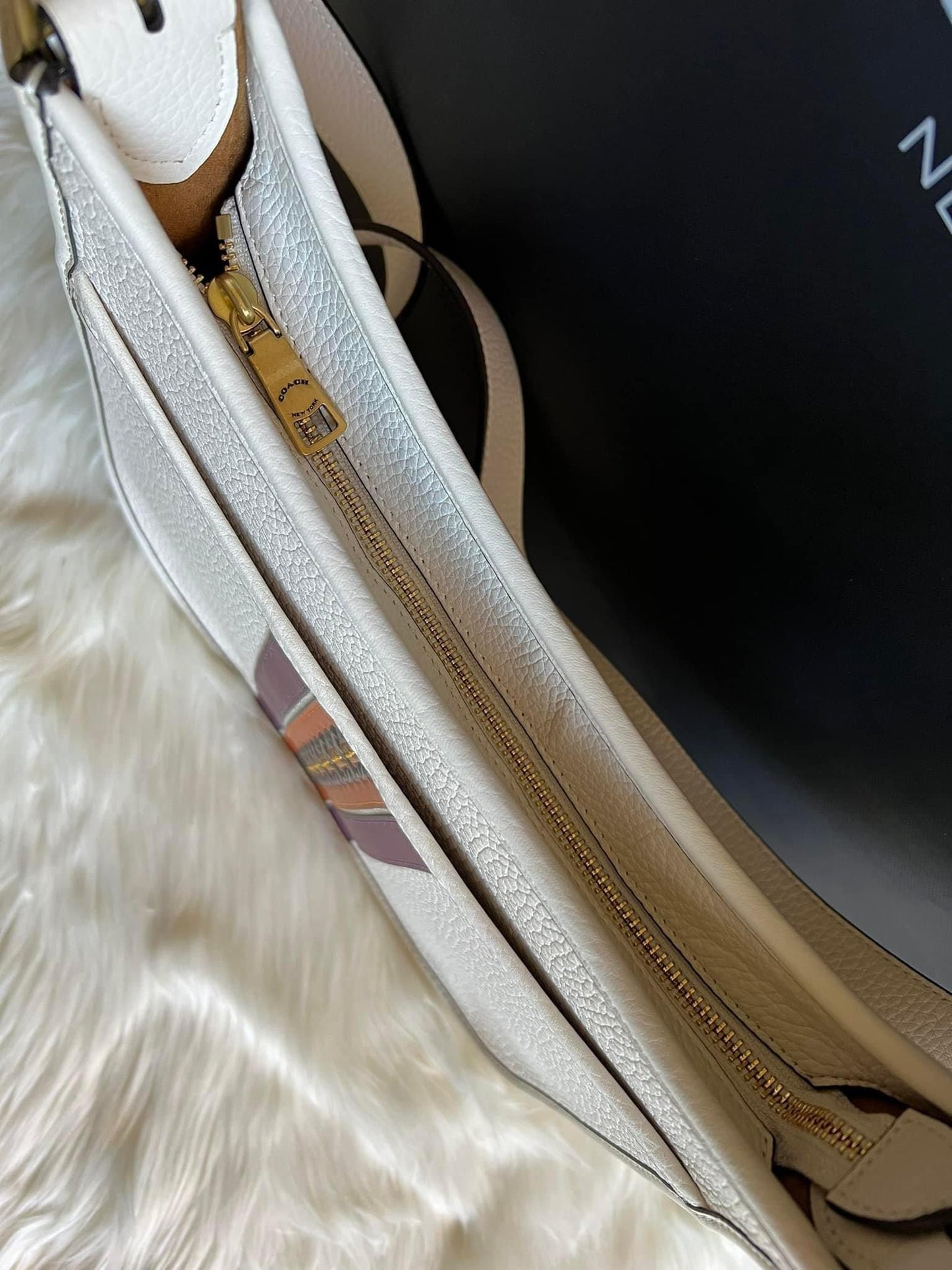Coach Emery Crossbody with Varsity Stripe