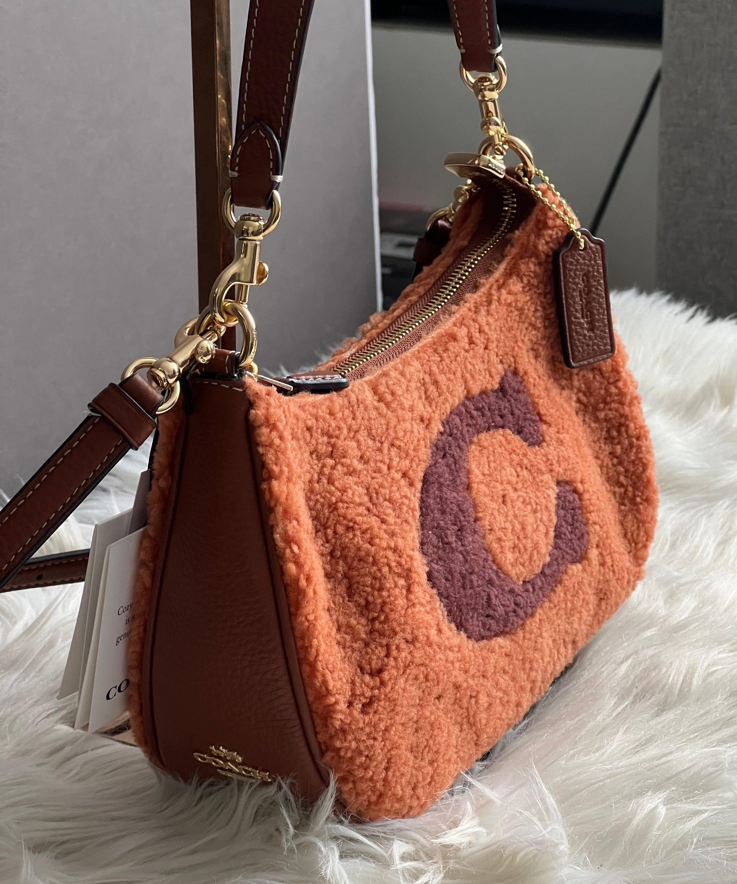 Coach Teri Shoulder Bag with Coach Motif