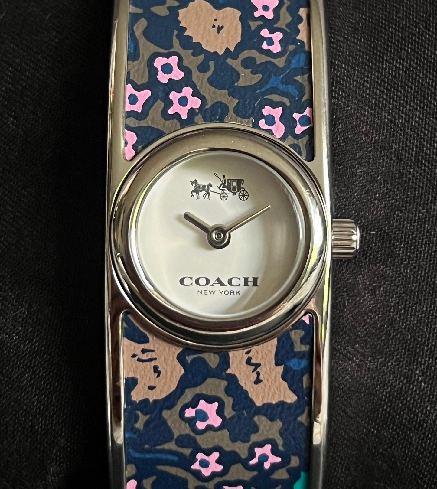 Coach Scout Bangle Watch in Blue Floral
