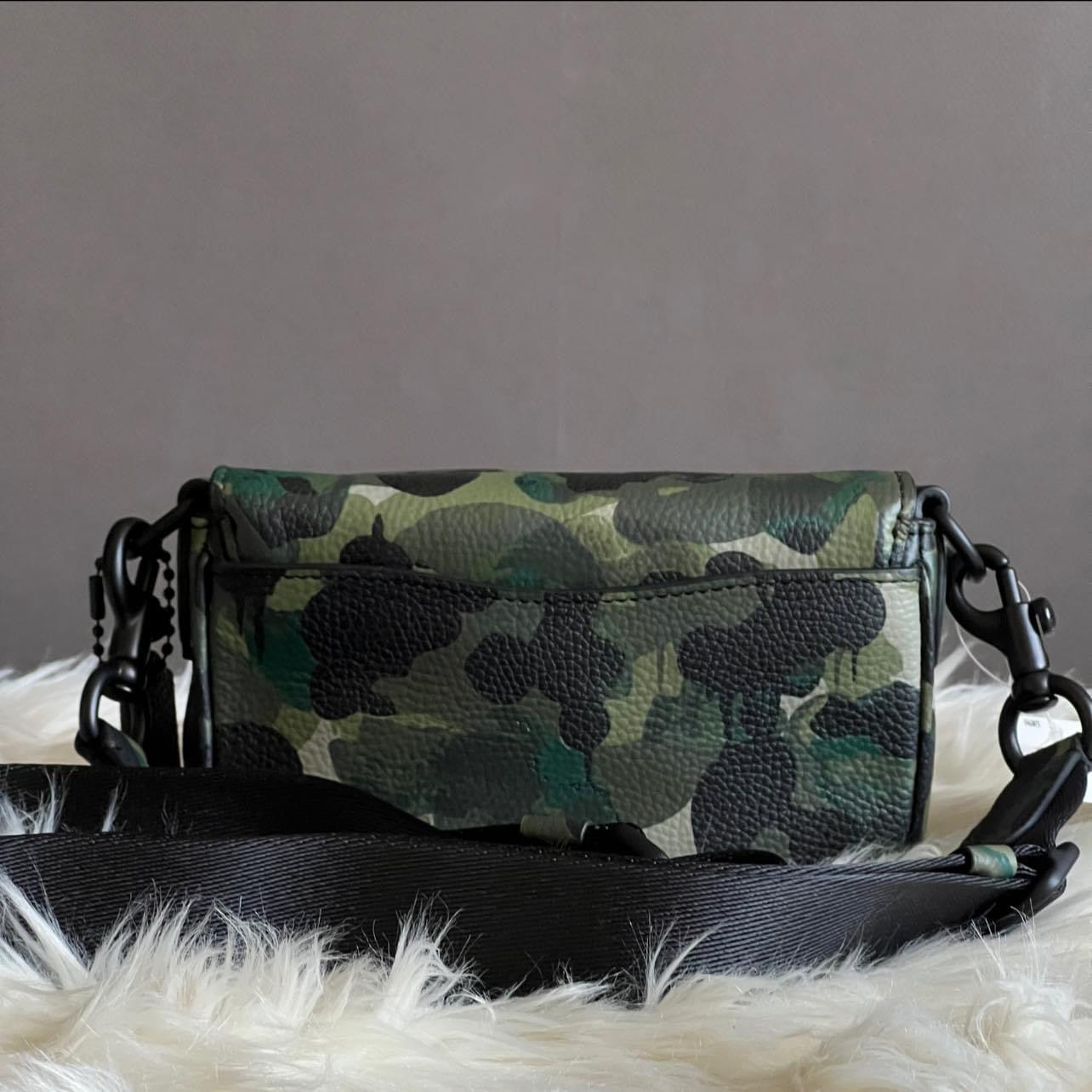 Coach Soft Tabby Crossbody 18 with Camo Print