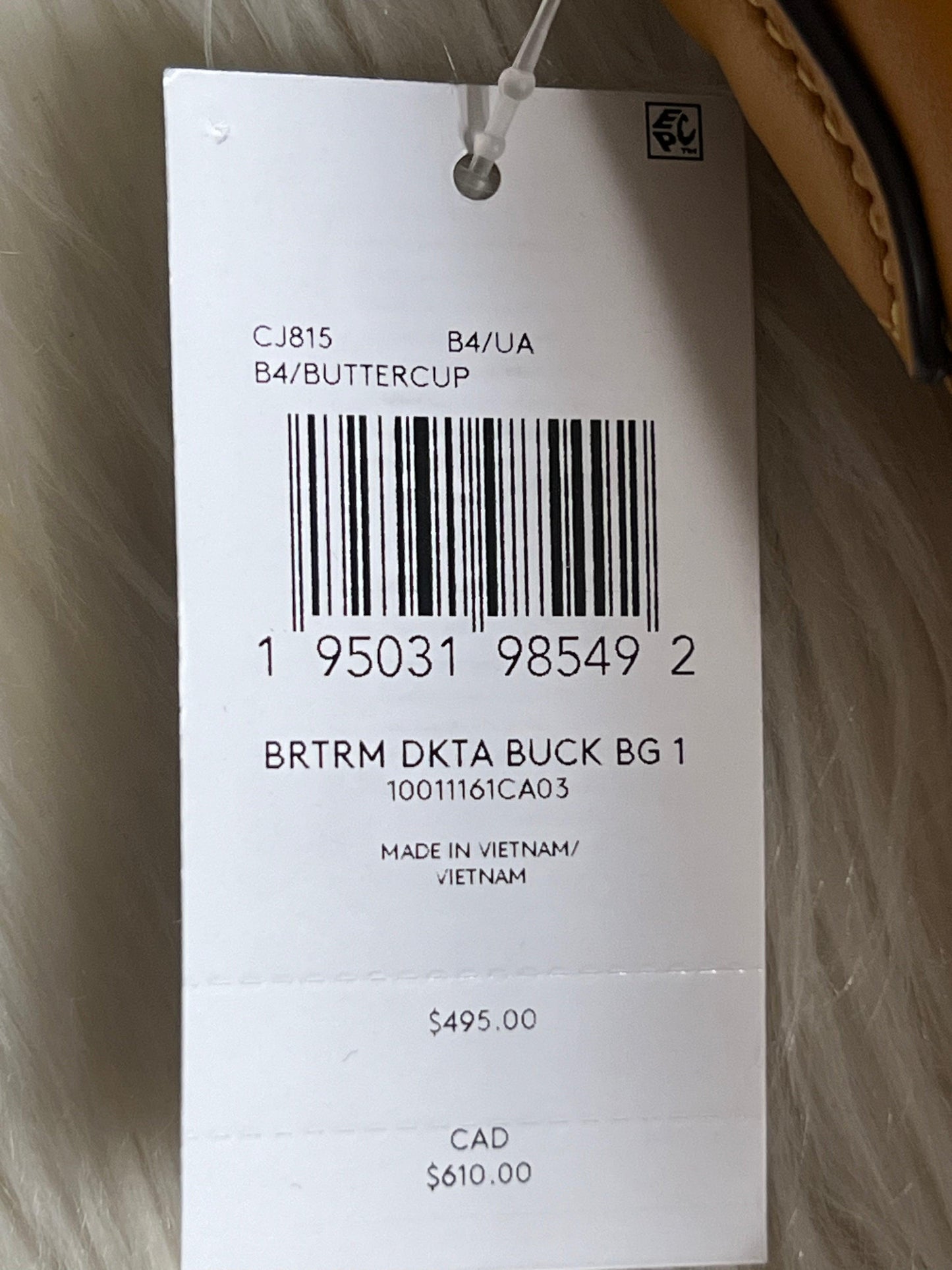 Coach Dakota Bucket Bag 16 With Braid