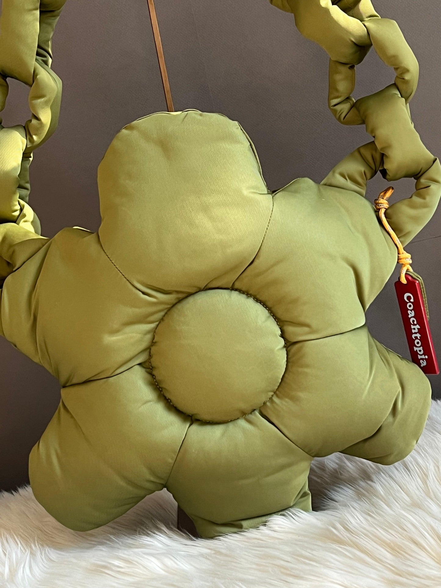 Coachtopia Loop Puffy Flower Bag