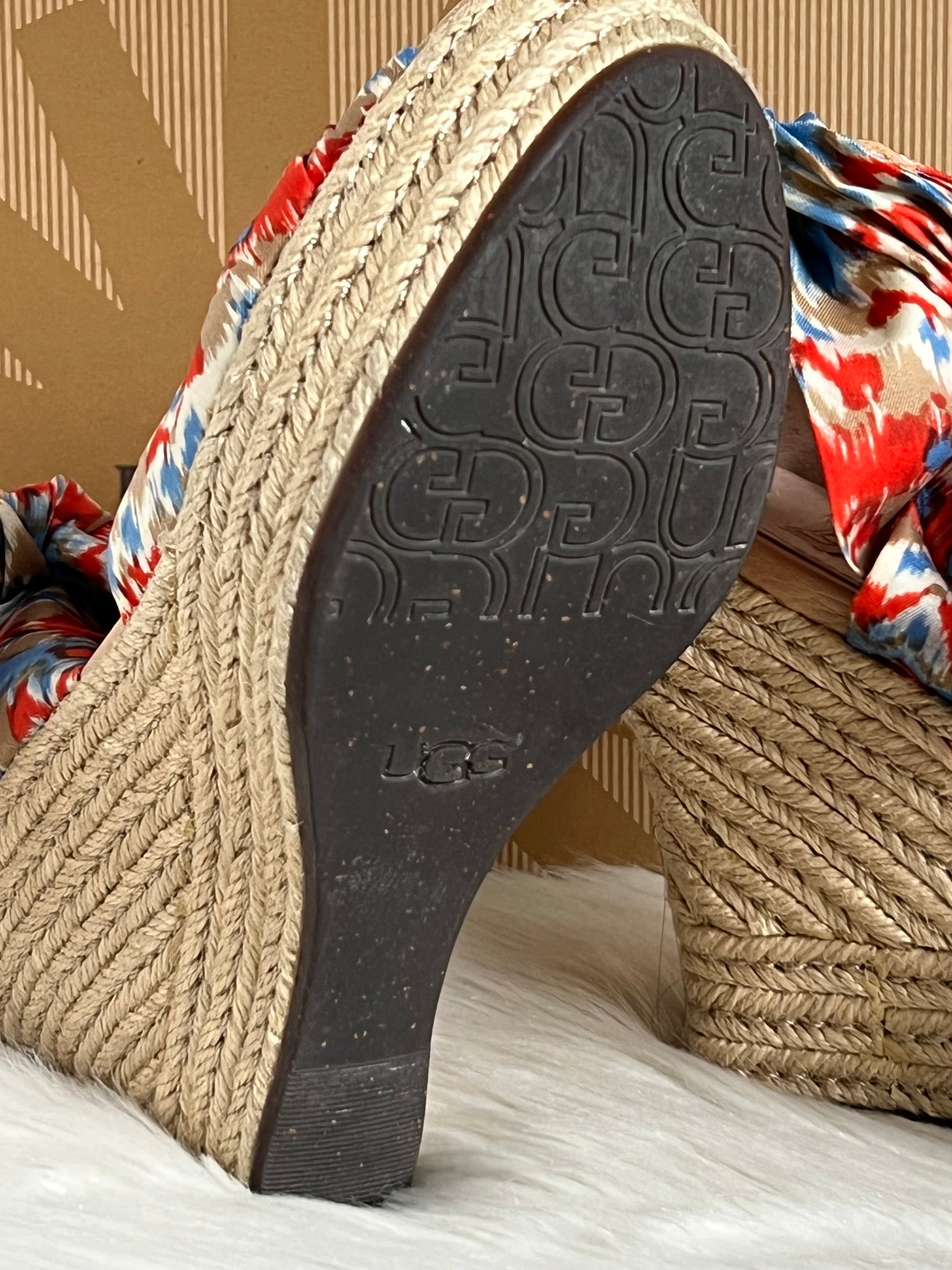 UGG Lucianna Platform Wedge Sandals