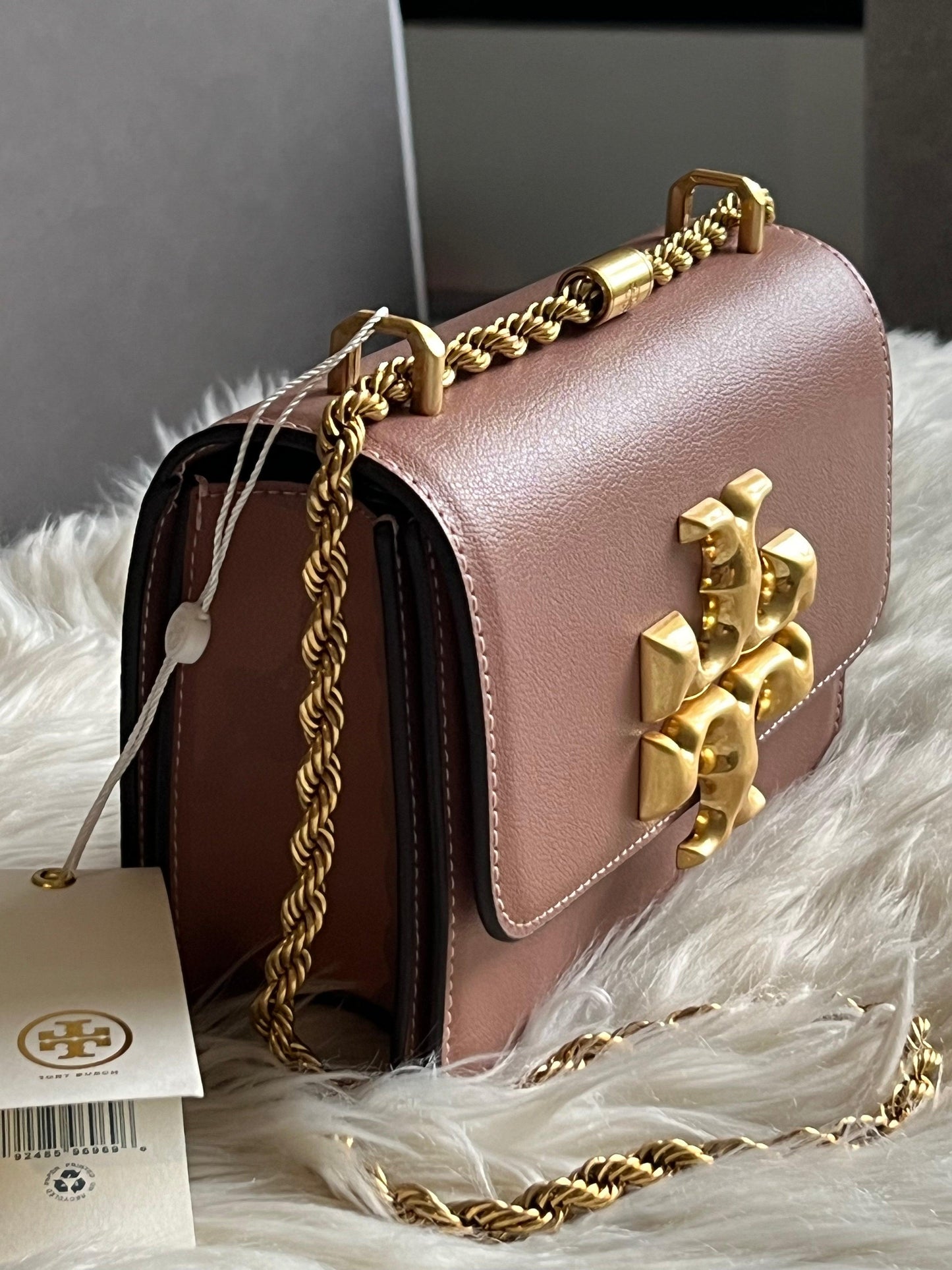 Tory Burch Eleanor Textured Small Convertible Shoulder Bag