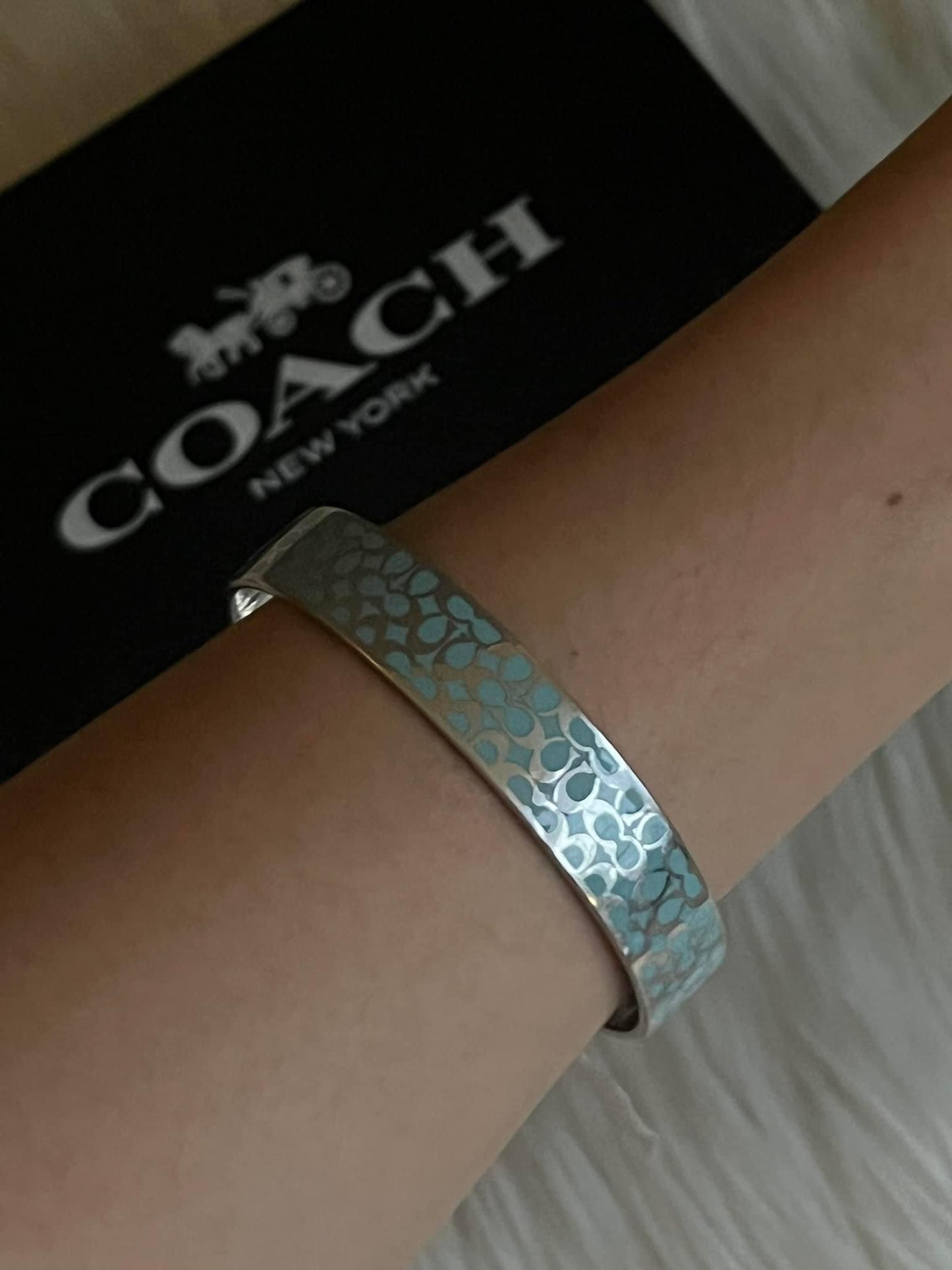 Coach Signature Bangle