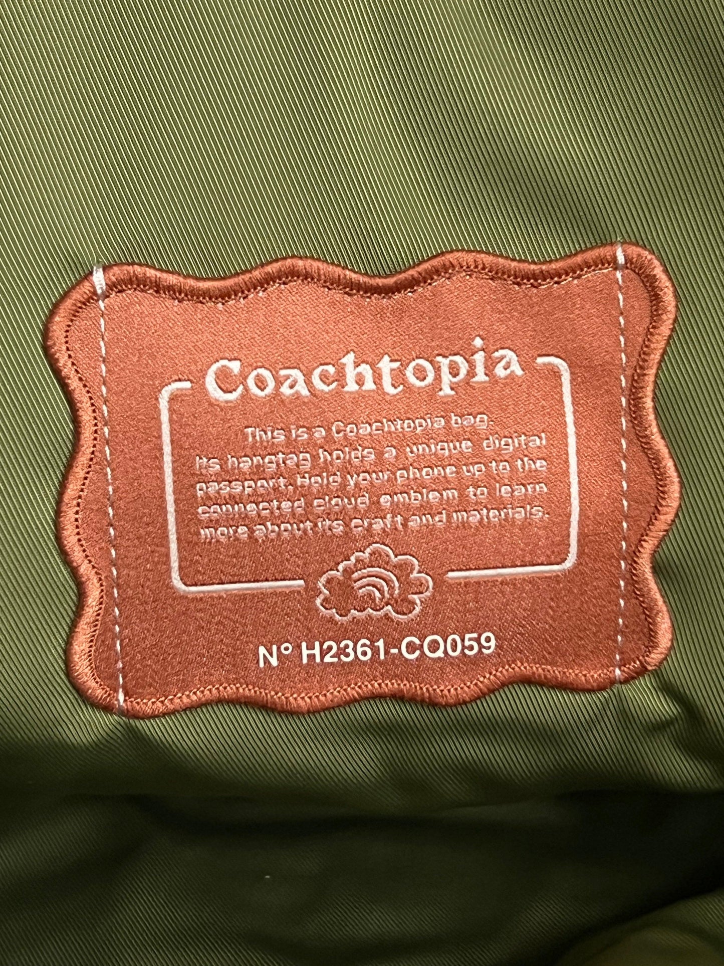 Coach Coachtopia Loop Quilted Cloud Laptop Sleeve
