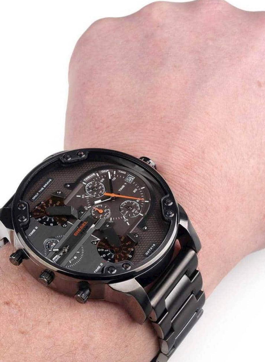 Diesel Men’s Mr. Daddy 2.0 Gunmetal Tone Watch