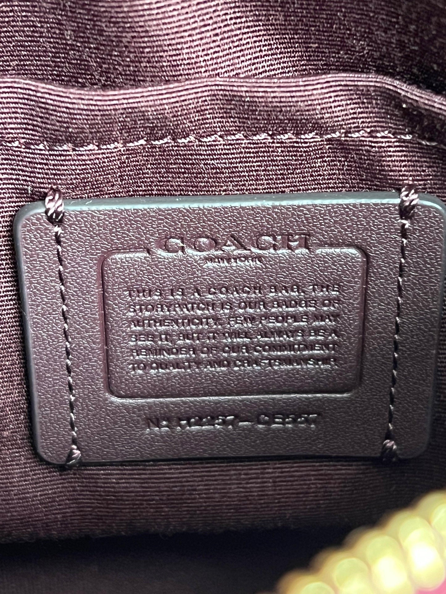 Coach Teri Shoulder Bag with Coach Motif