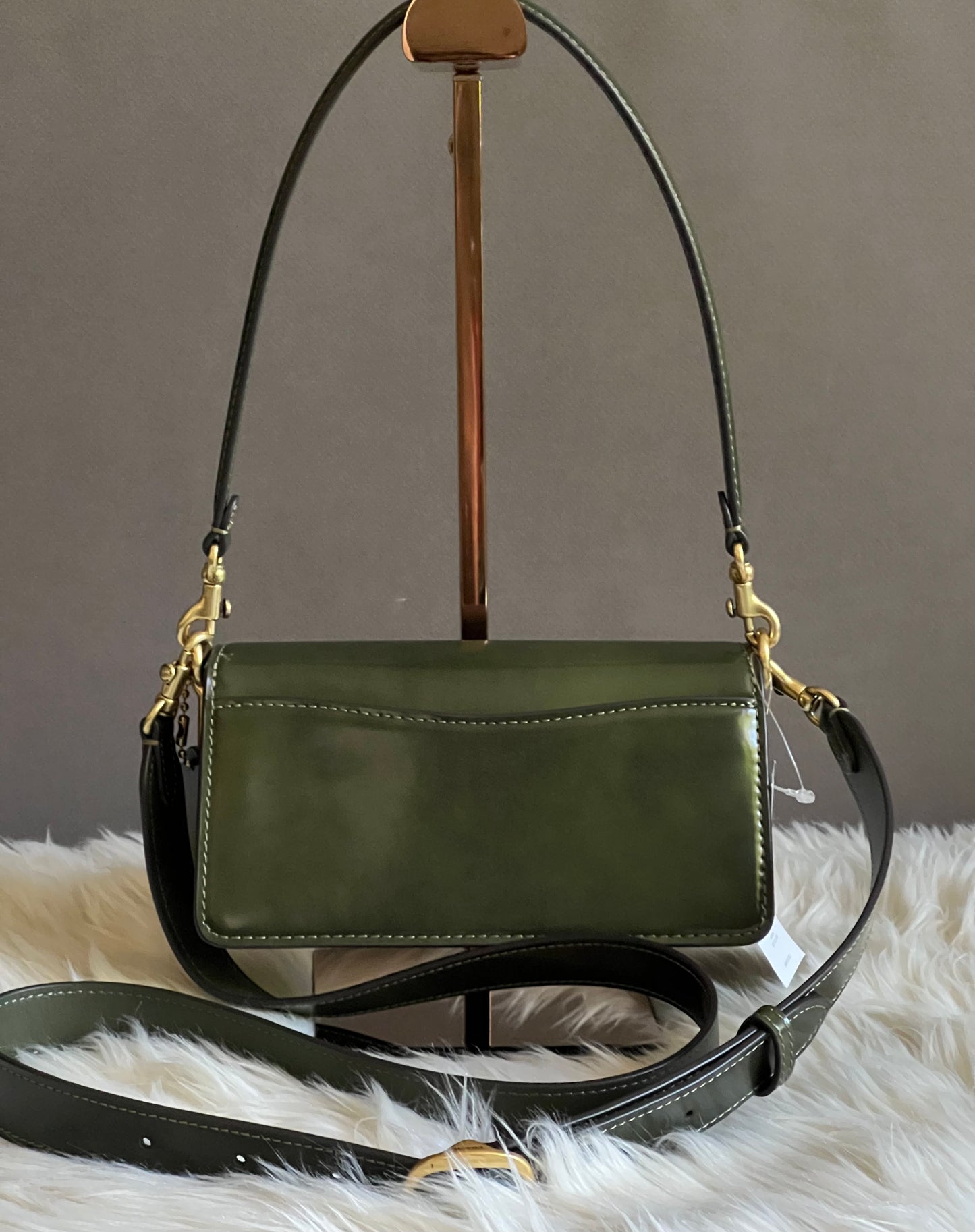 Coach Tabby Shoulder Bag 20 in Spazzolato Leather