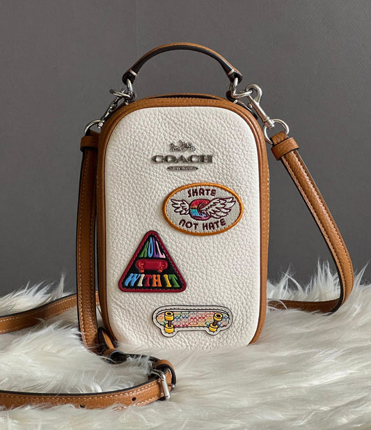 Coach Eva Phone Crossbody with Patches