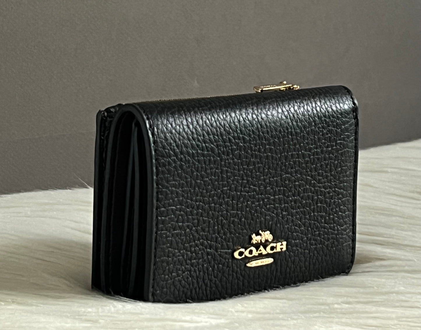 Coach Card Holder Wallet In Signature Canvas