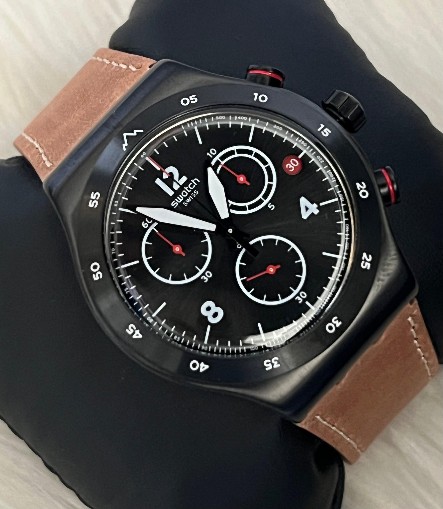 Swatch The Journey is the Reward Irony Chrono Watch