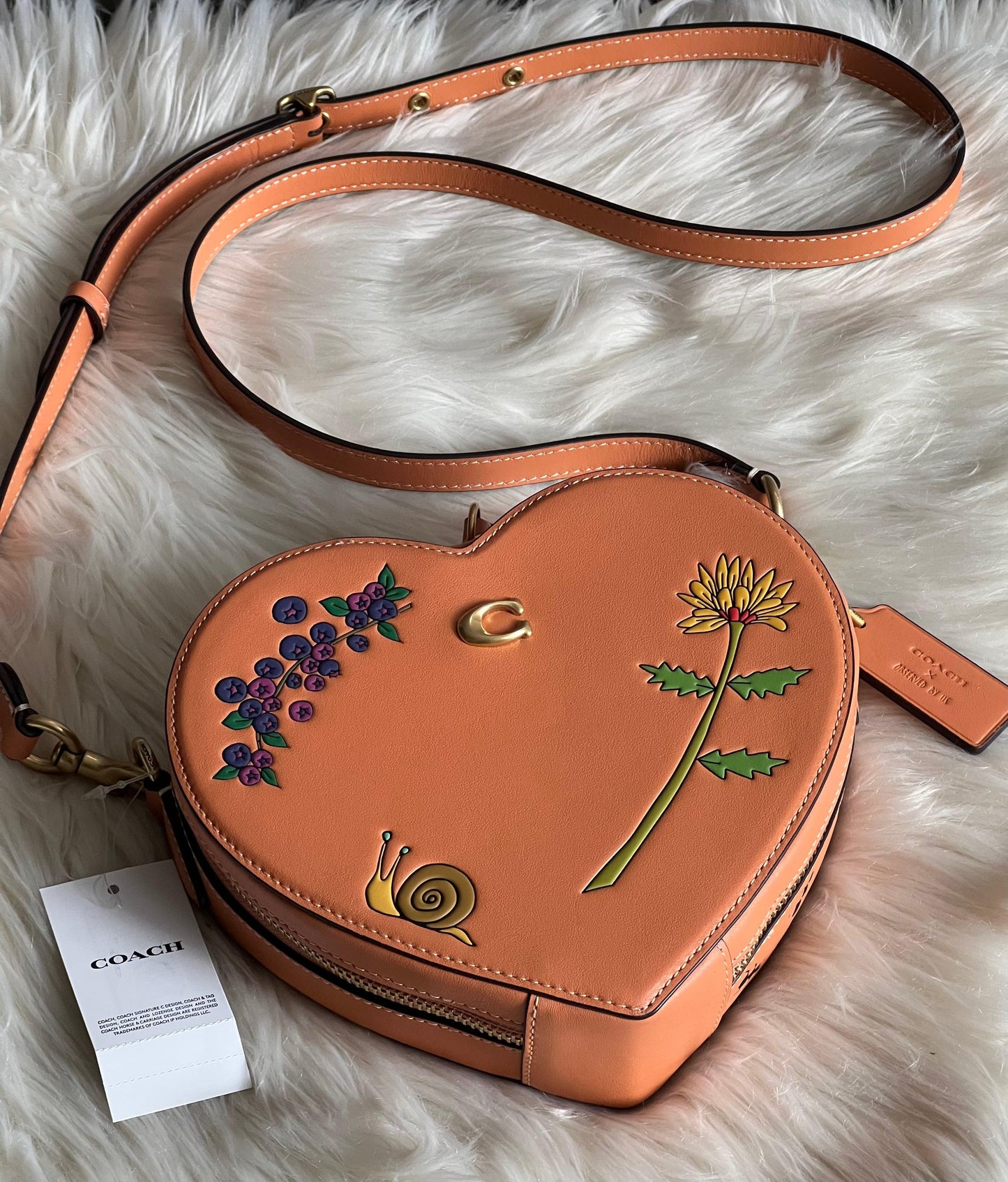 Coach X Observed By Us Heart Crossbody