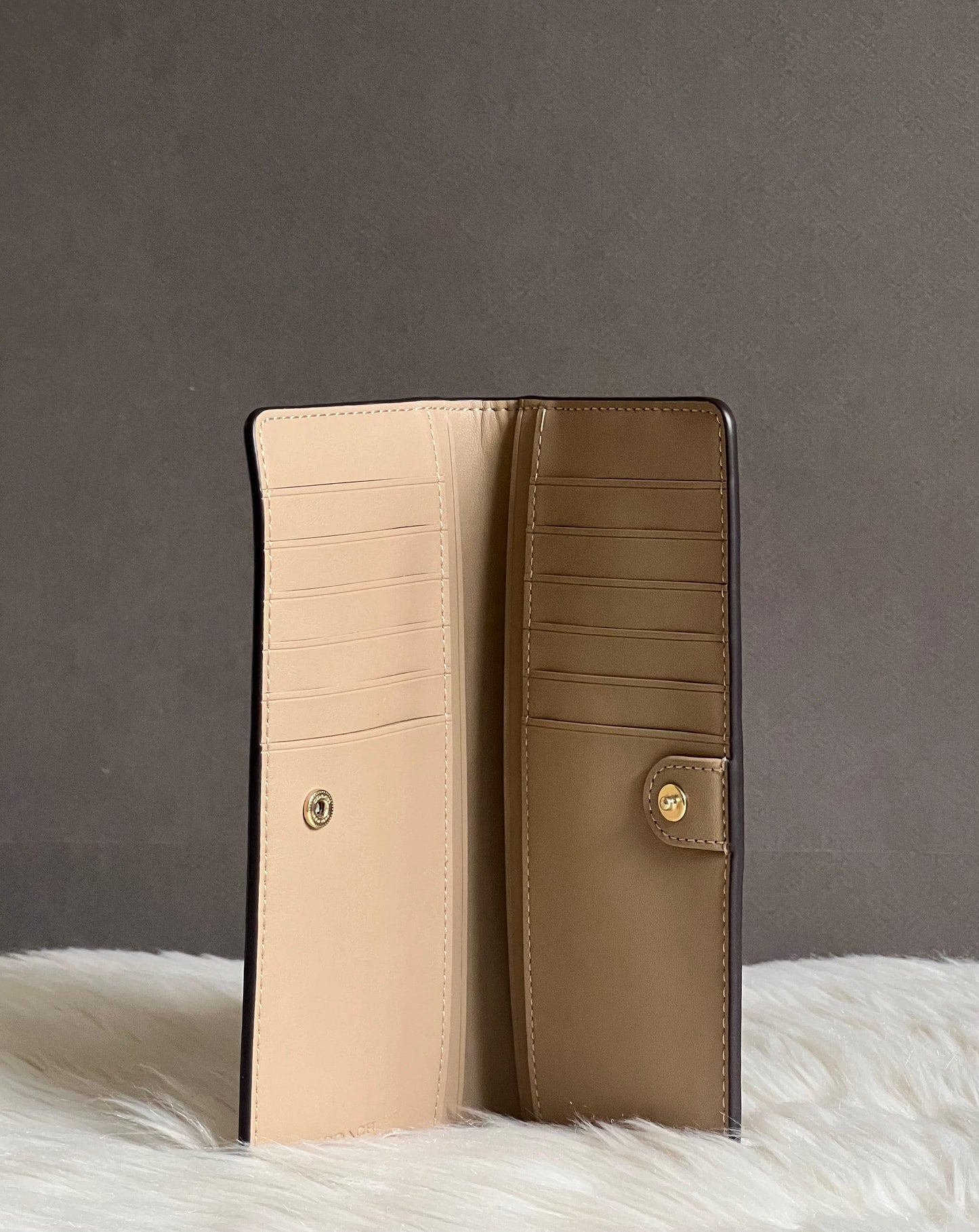Coach Slim Zip Wallet With Shooting Star Print