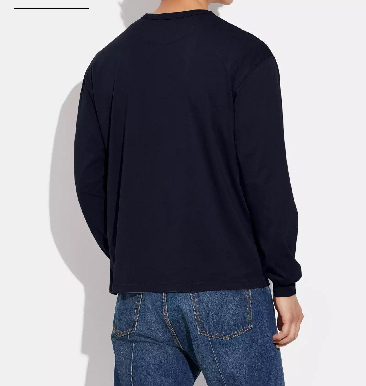 Coach Long Sleeve T-Shirt In Organic Cotton