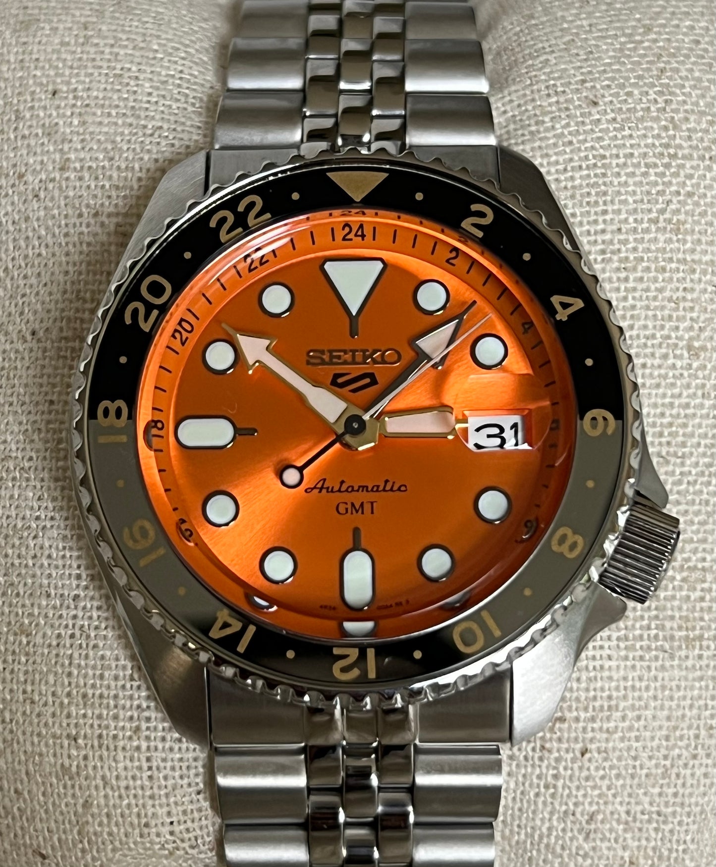Seiko Men’s 5 Sports Automatic GMT Watch