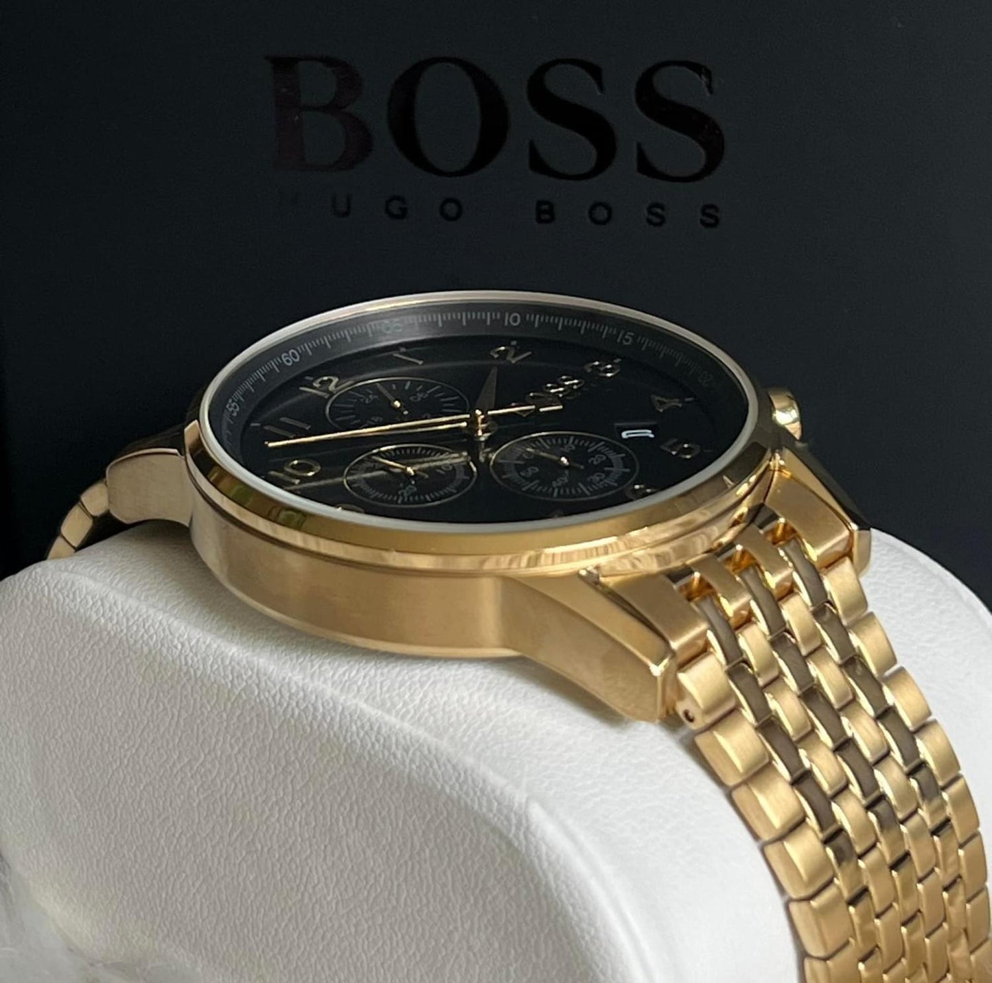 Hugo Boss Men’s Gold Navigator Chronograph Watch