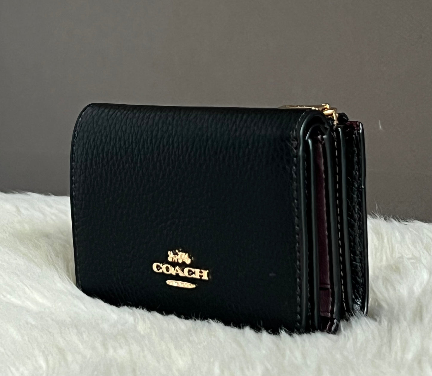 Coach Card Holder Wallet In Signature Canvas
