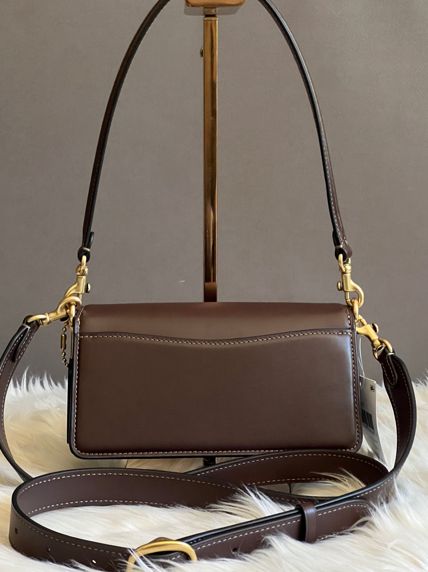 Coach Tabby Shoulder Bag 20 with Signature Canvas Detail