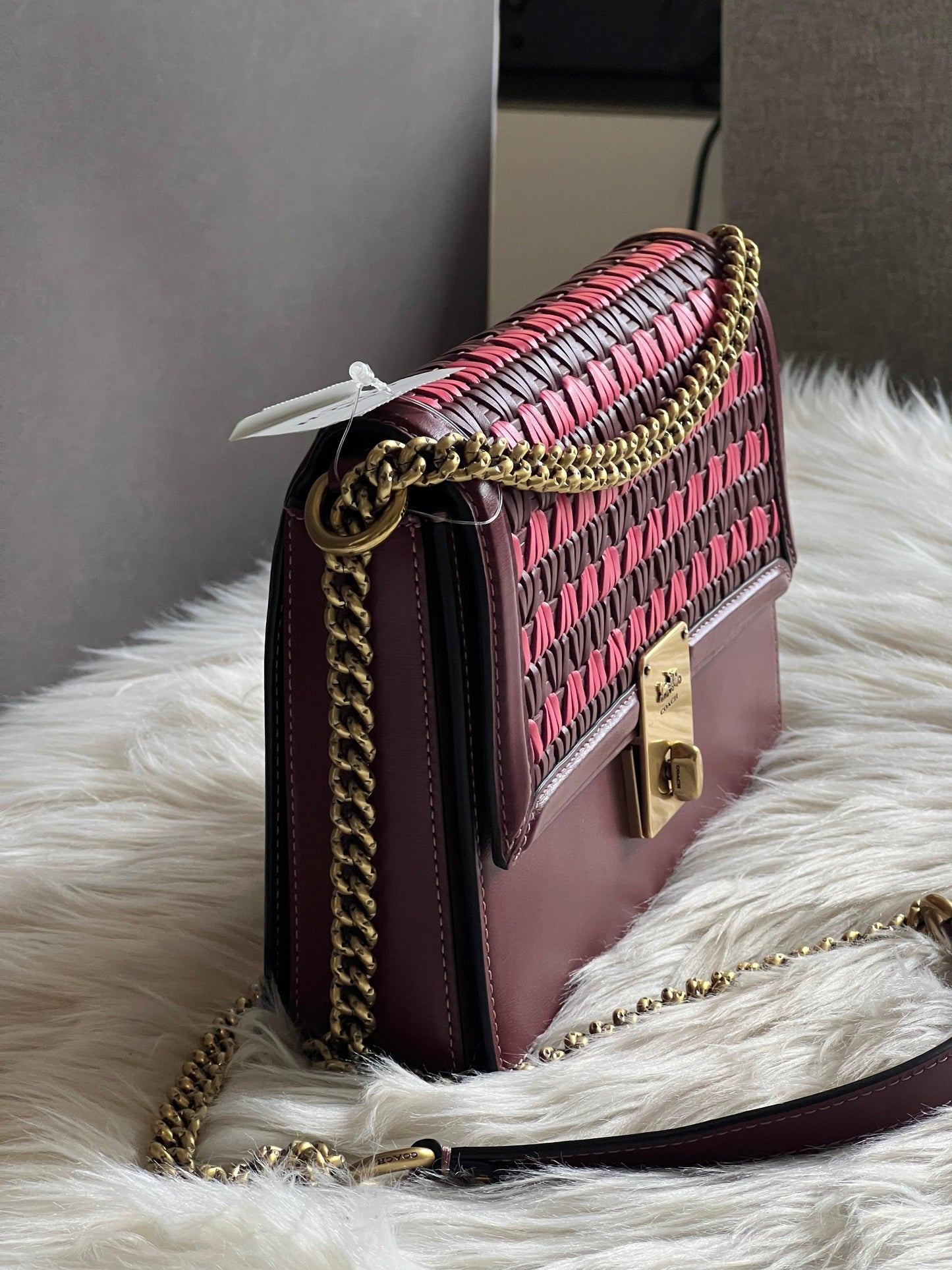 Coach Hutton Shoulder Bag with Quilting