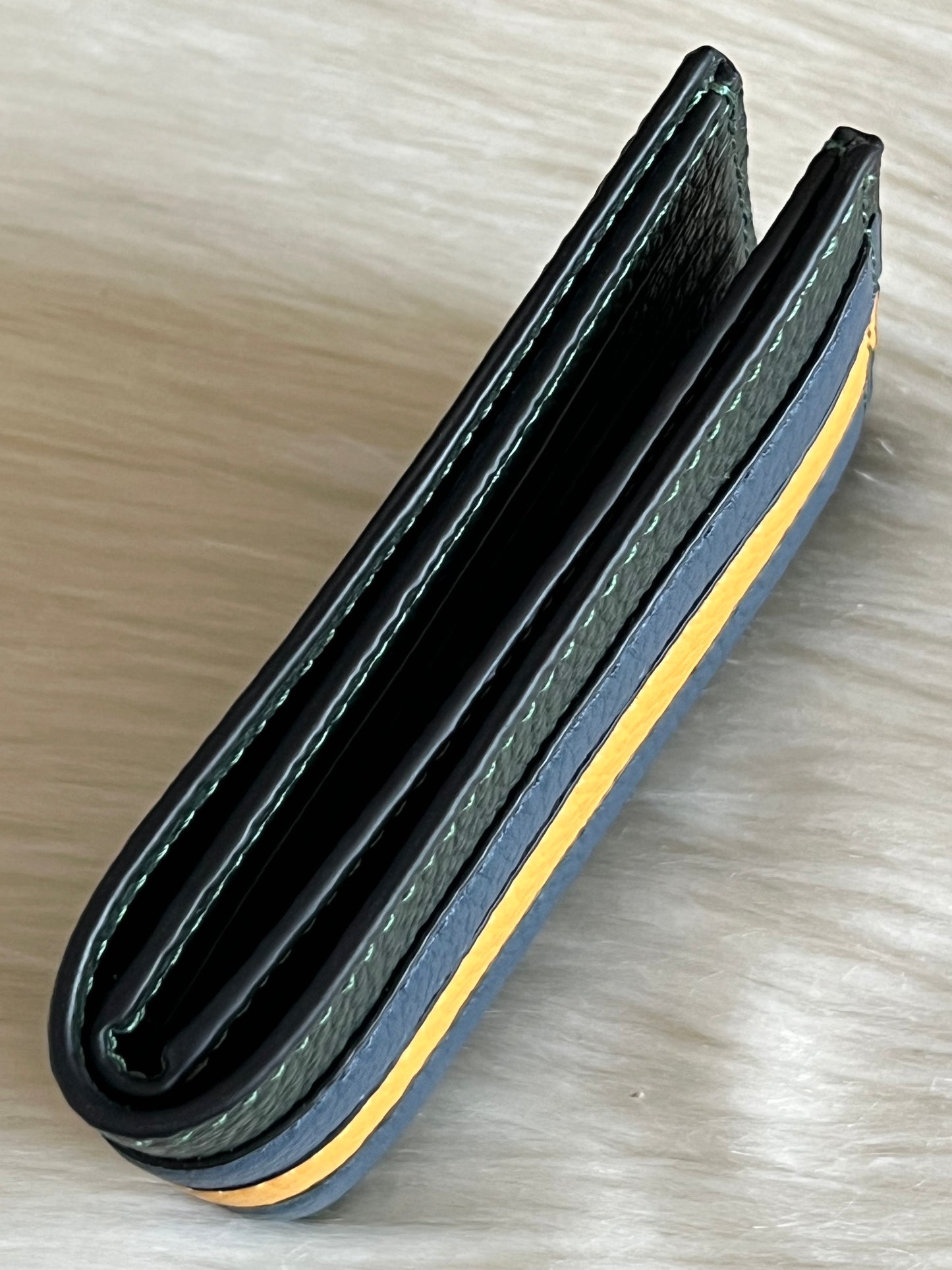 Coach Men’s Slim Billfold Wallet with Varsity Stripe