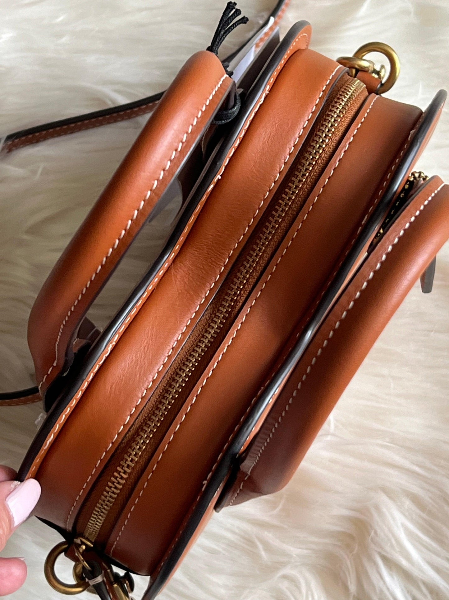 Coach Heart Bag in Regenerative Leather