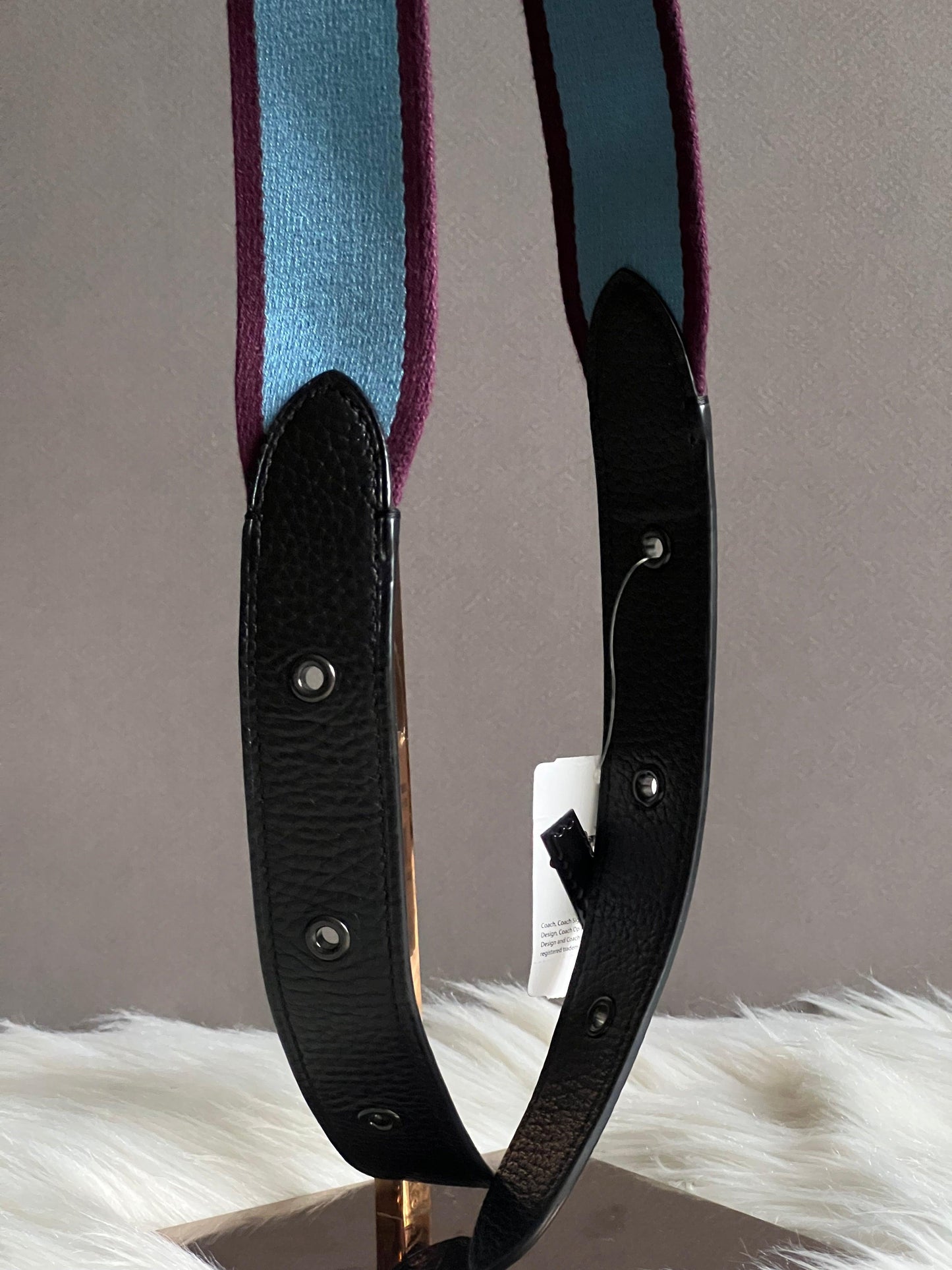 Coach Strap In Colorblock With Varsity Stripe