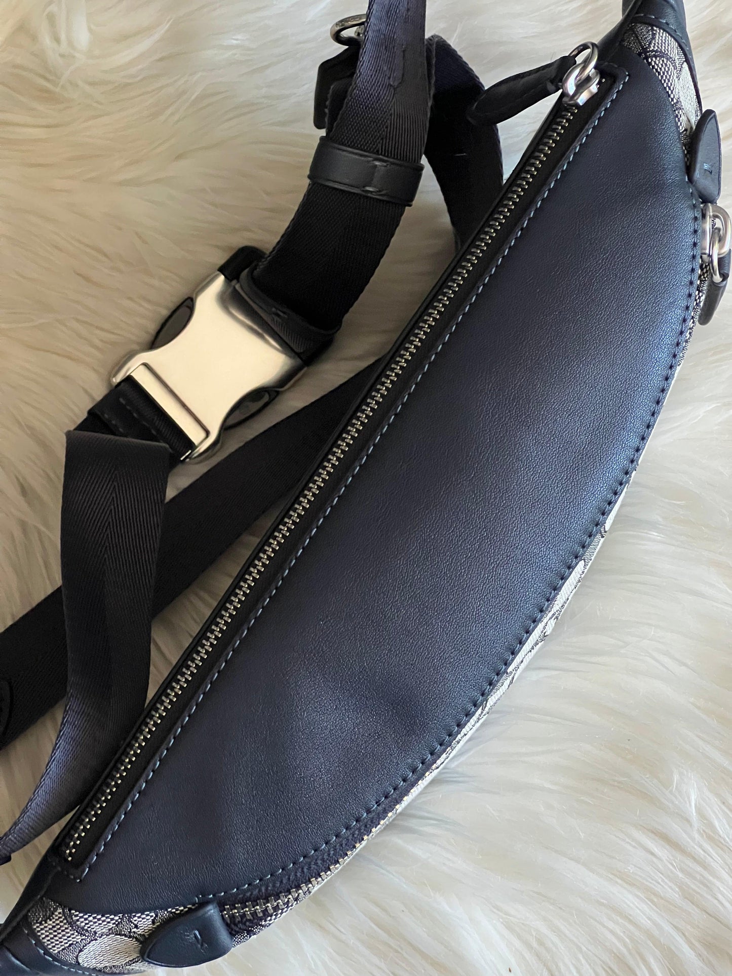 Coach League Belt Bag in Signature Jacquard