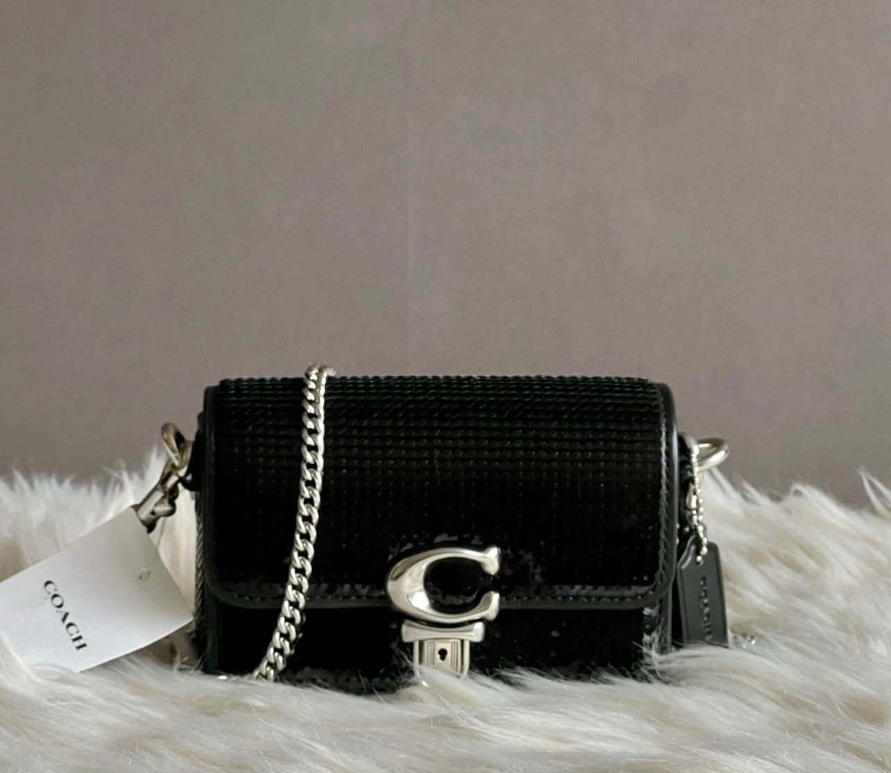 Coach Studio 12 with Sequins - “AS IS”